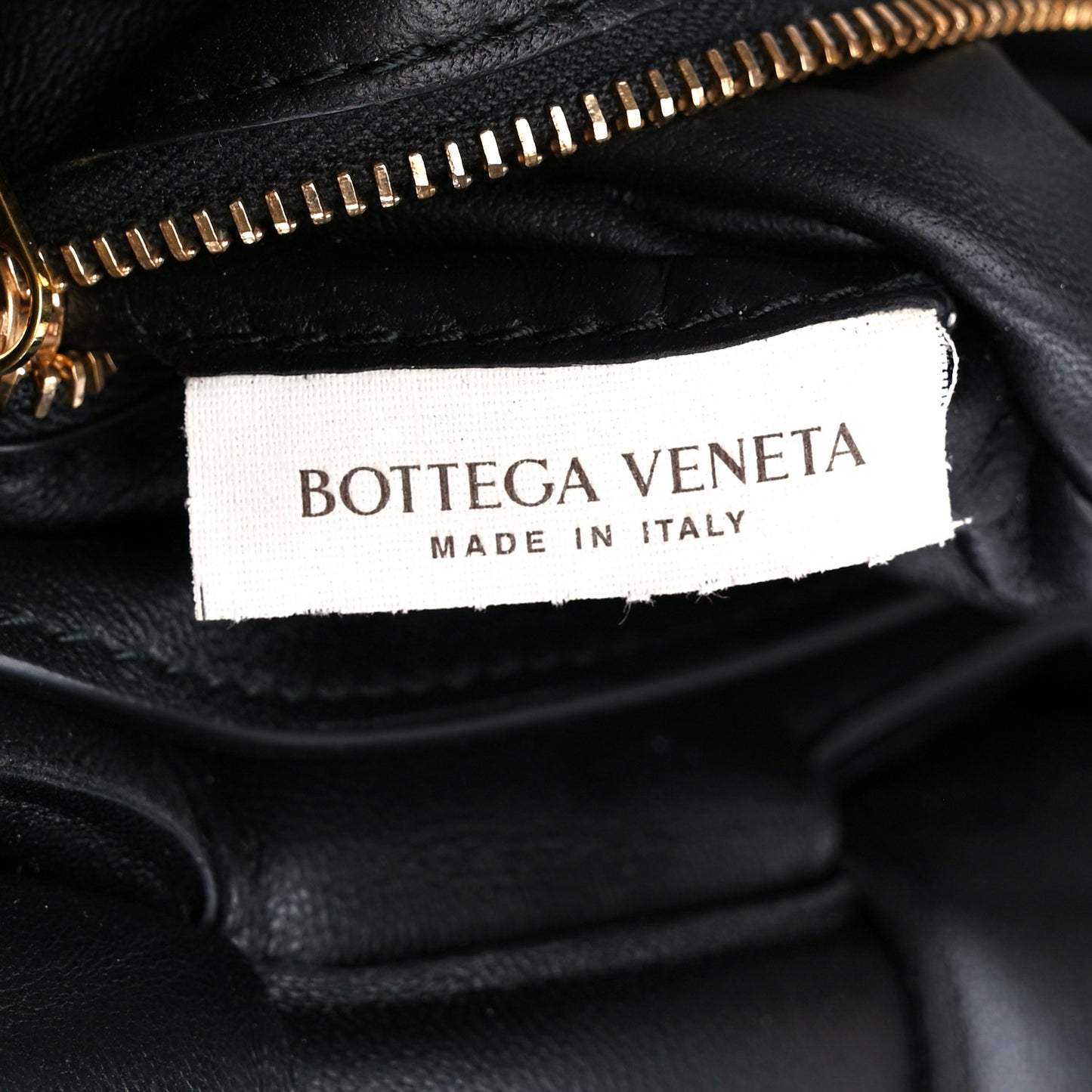 Nappa Maxi Intreccio Padded Cassette Crossbody Bag Black