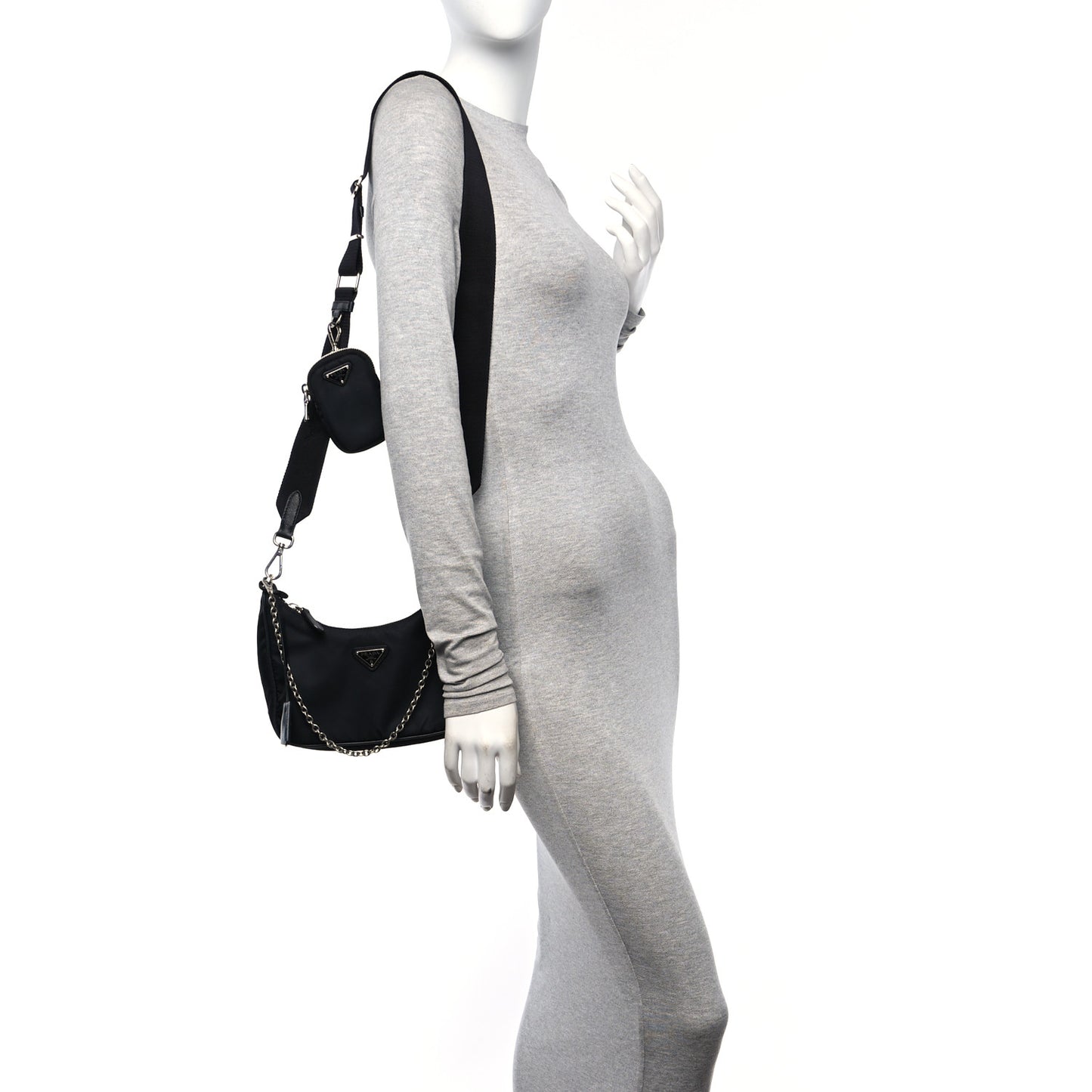 Nylon Re-Edition 2005 Shoulder Bag Black