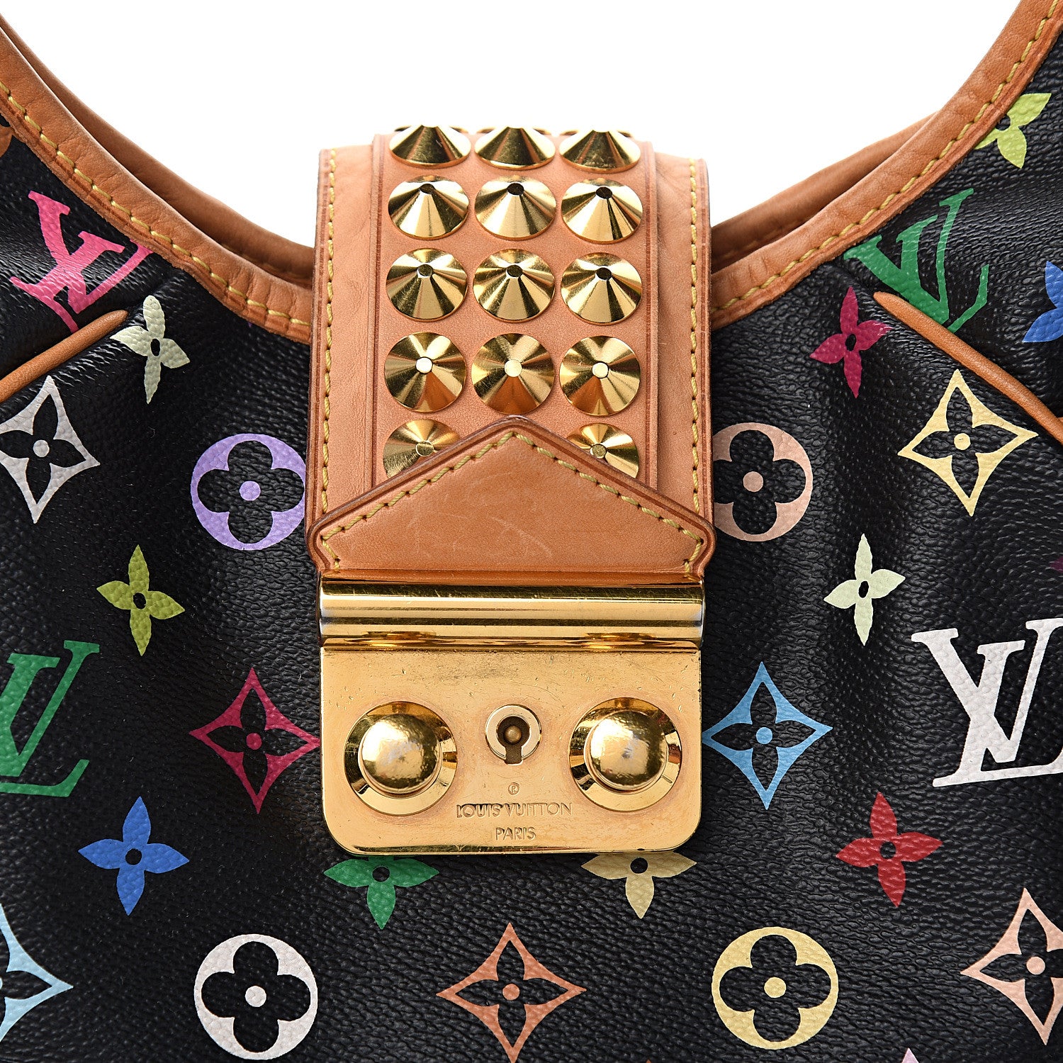 Louis Vuitton Monogram Multicolor Chrissie Black 11 of 11