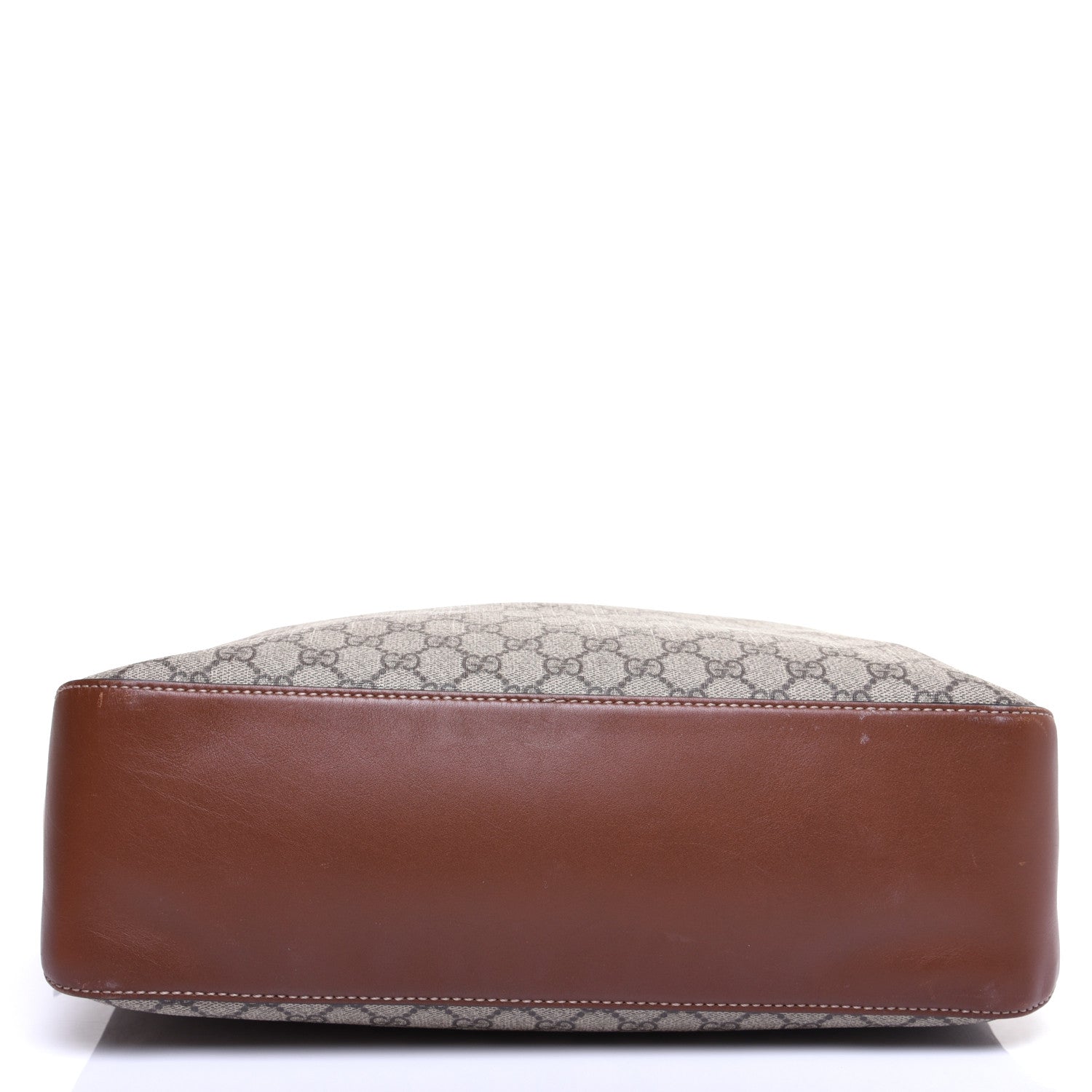 Gucci GG Supreme Monogram Large Linea A Hobo Light Brown 10 of 15