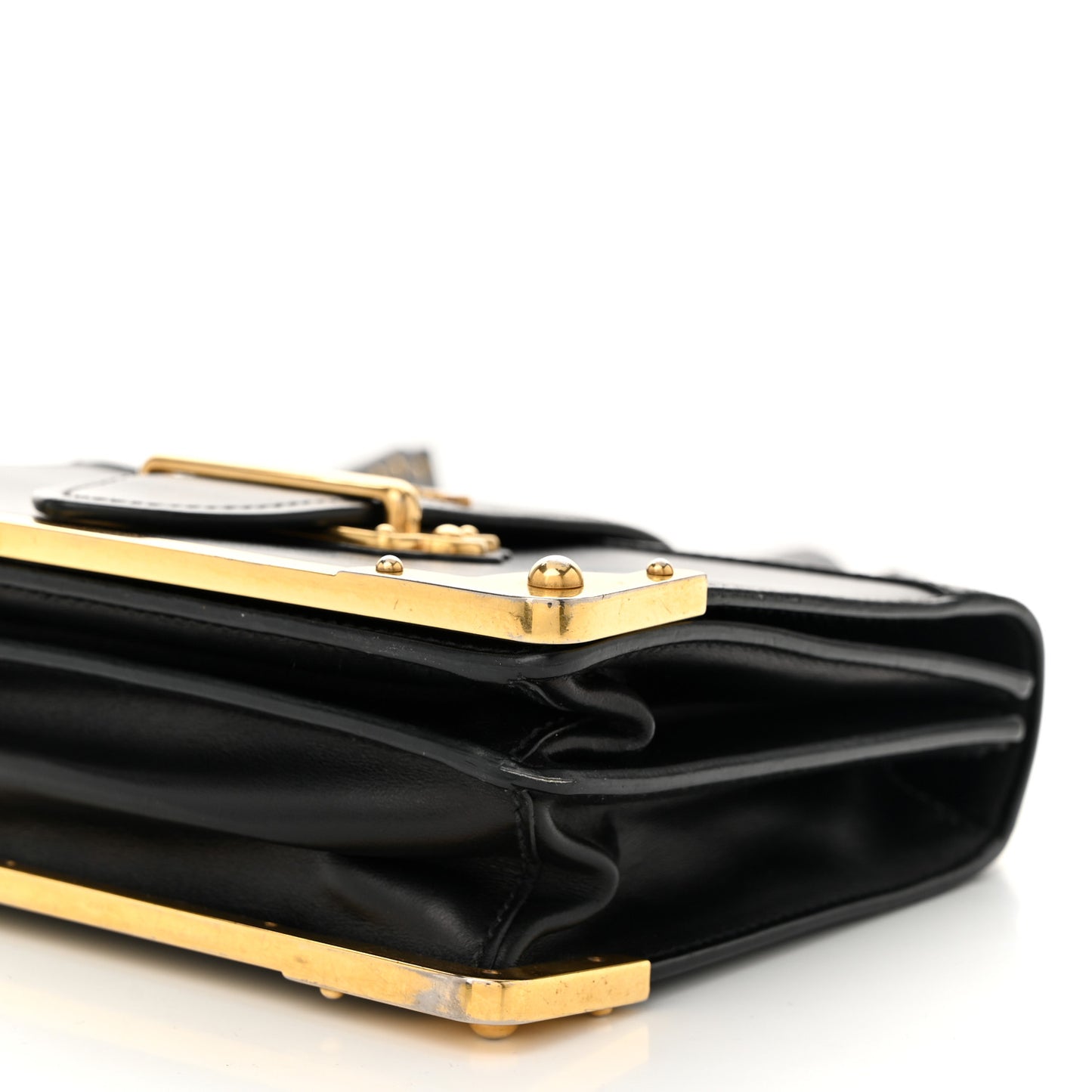 City Calf Saffiano Cahier Bag Black