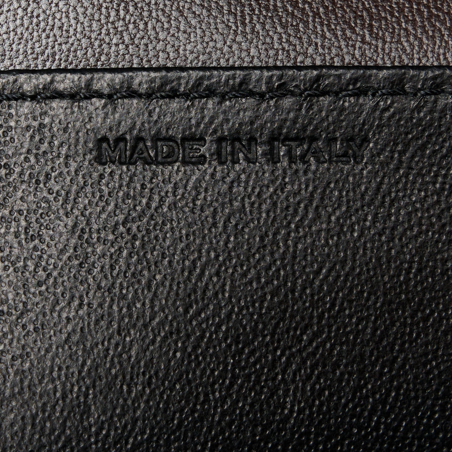 Calfskin Crocodile Embossed Monogram Uptown Chain Wallet Fondente