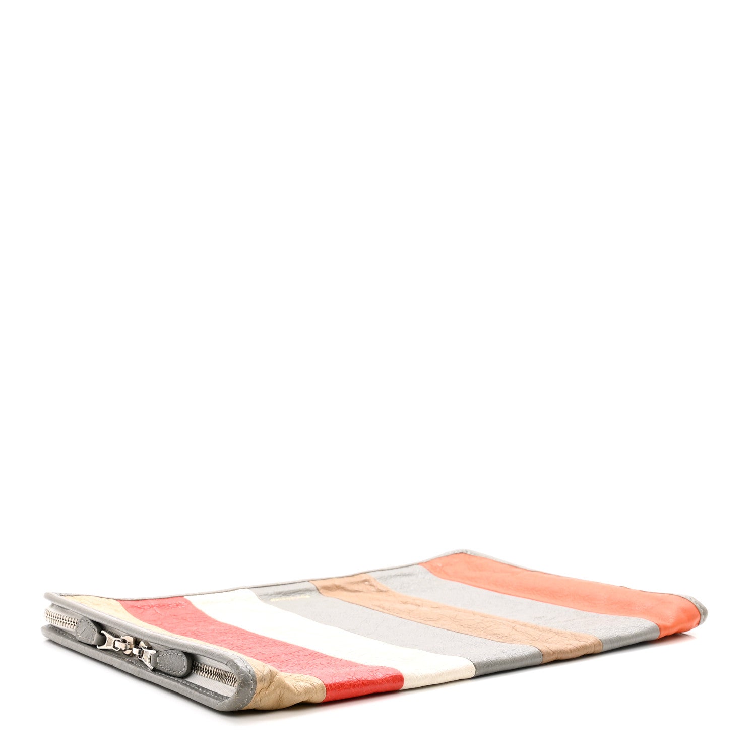 Balenciaga Veau Arena Multicolore Bazar Pouch Beige Orange Taupe 4 of 9