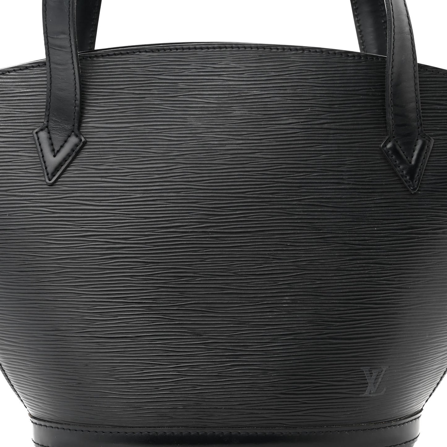 Epi Saint Jacques PM Long Straps Black
