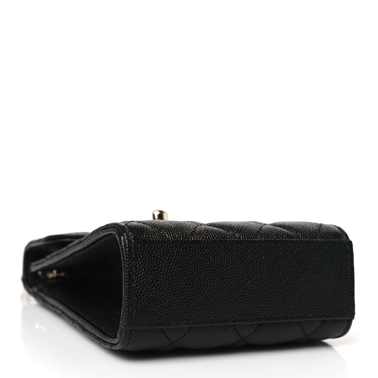 Caviar Quilted Classic Phone Holder Black