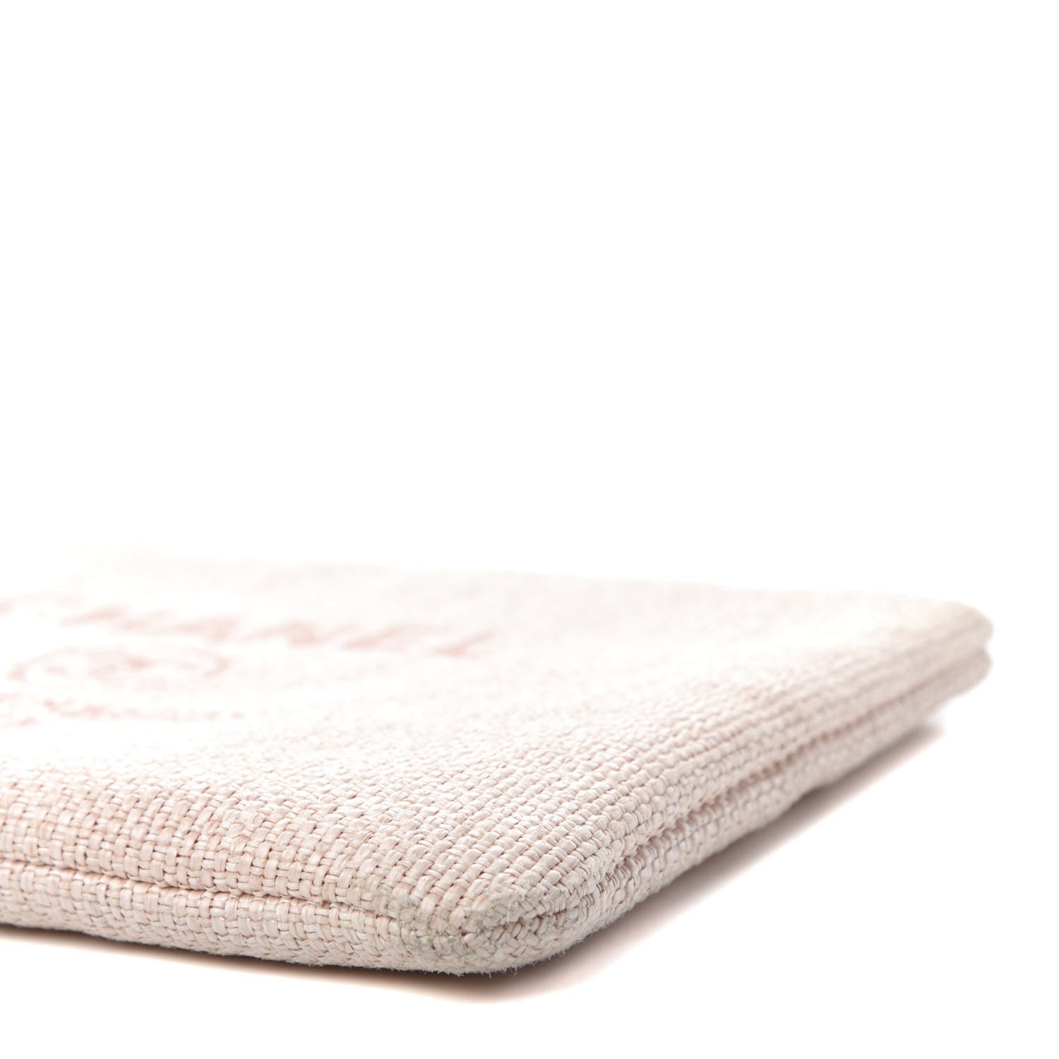 Chanel Canvas Medium Deauville Cosmetic Pouch Pink 7 of 10