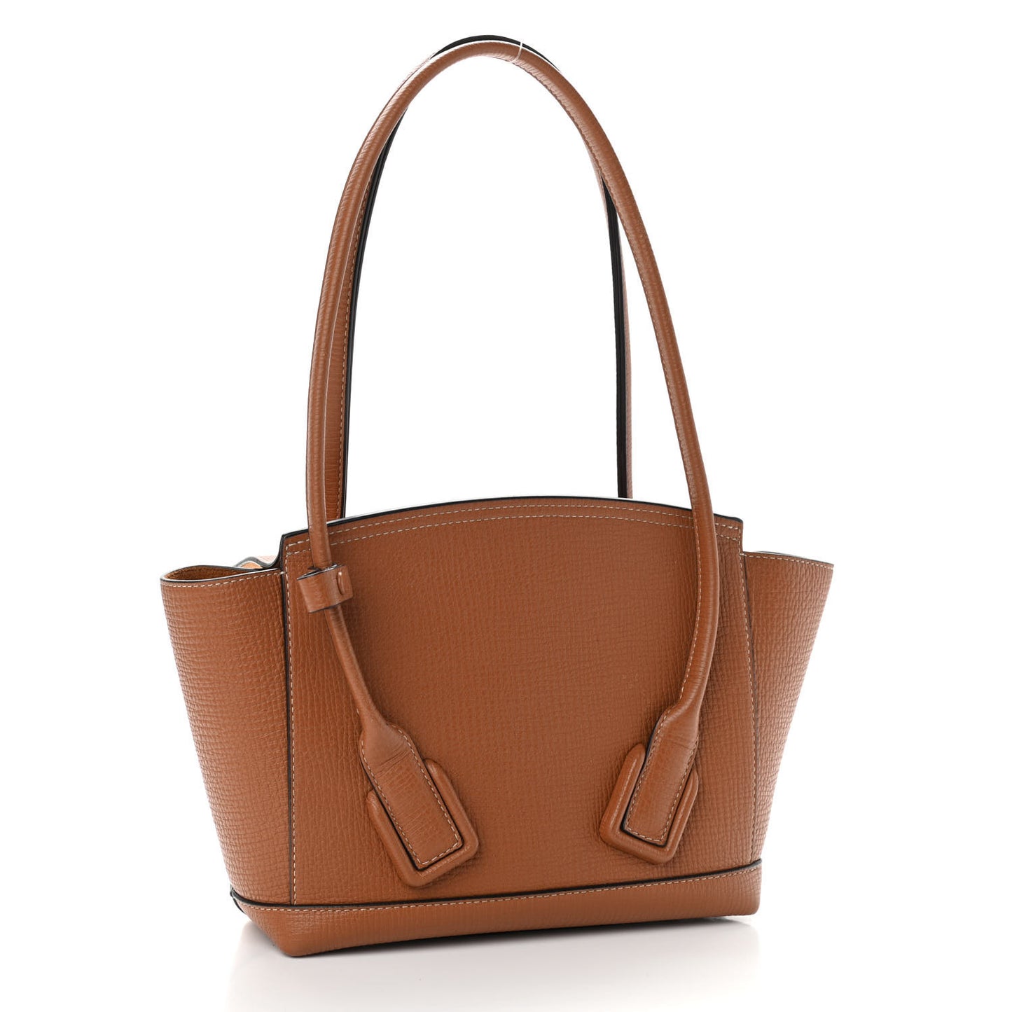 Grainy Calfskin Small Arco Wood