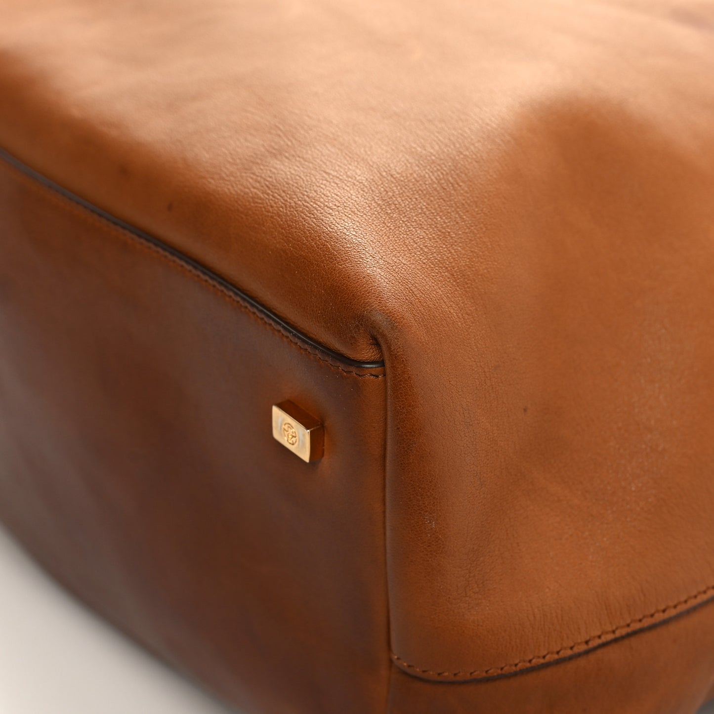 Saddle Calfskin Backpack 11 Brandy