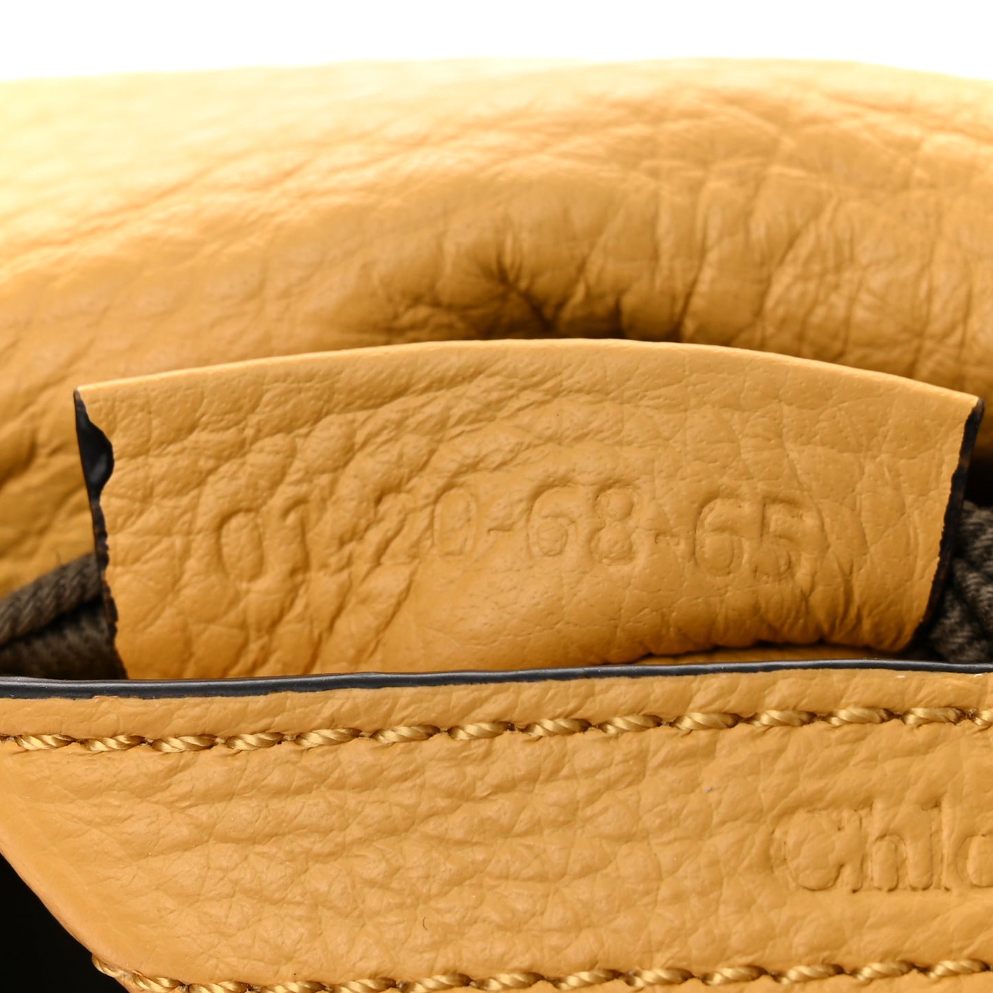 Calfskin Mini Marcie Round Crossbody Bag Honey Gold