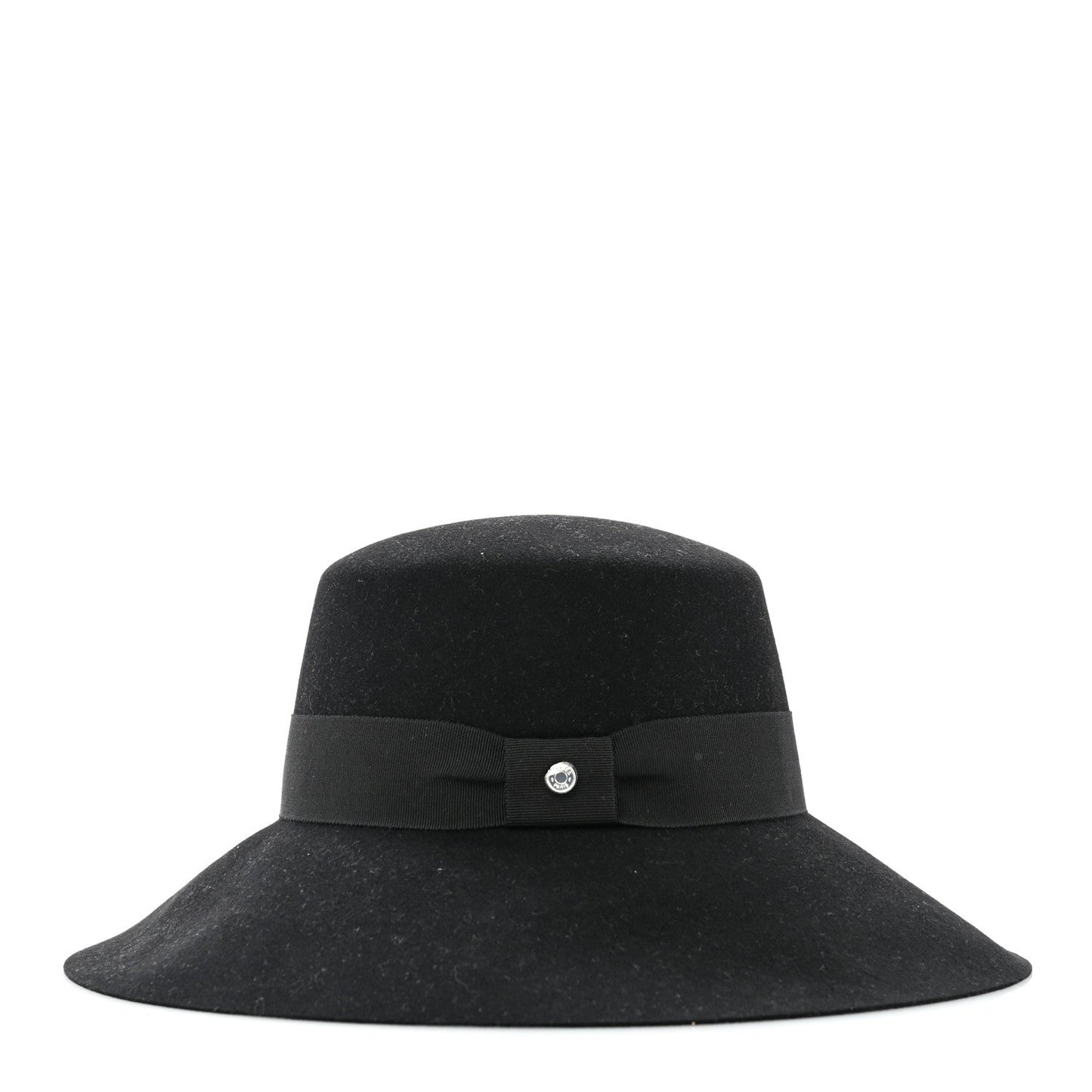 Rabbit Felt Farrah Clou de Selle Hat 56 Black
