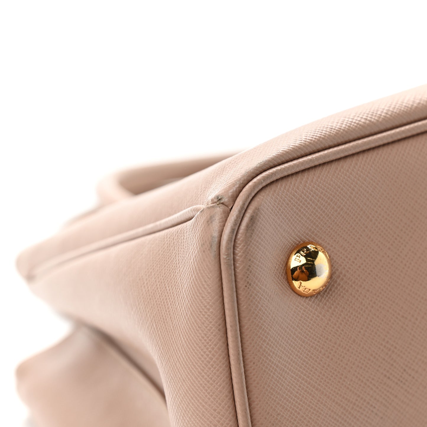 Saffiano Lux Small Tote Cammeo