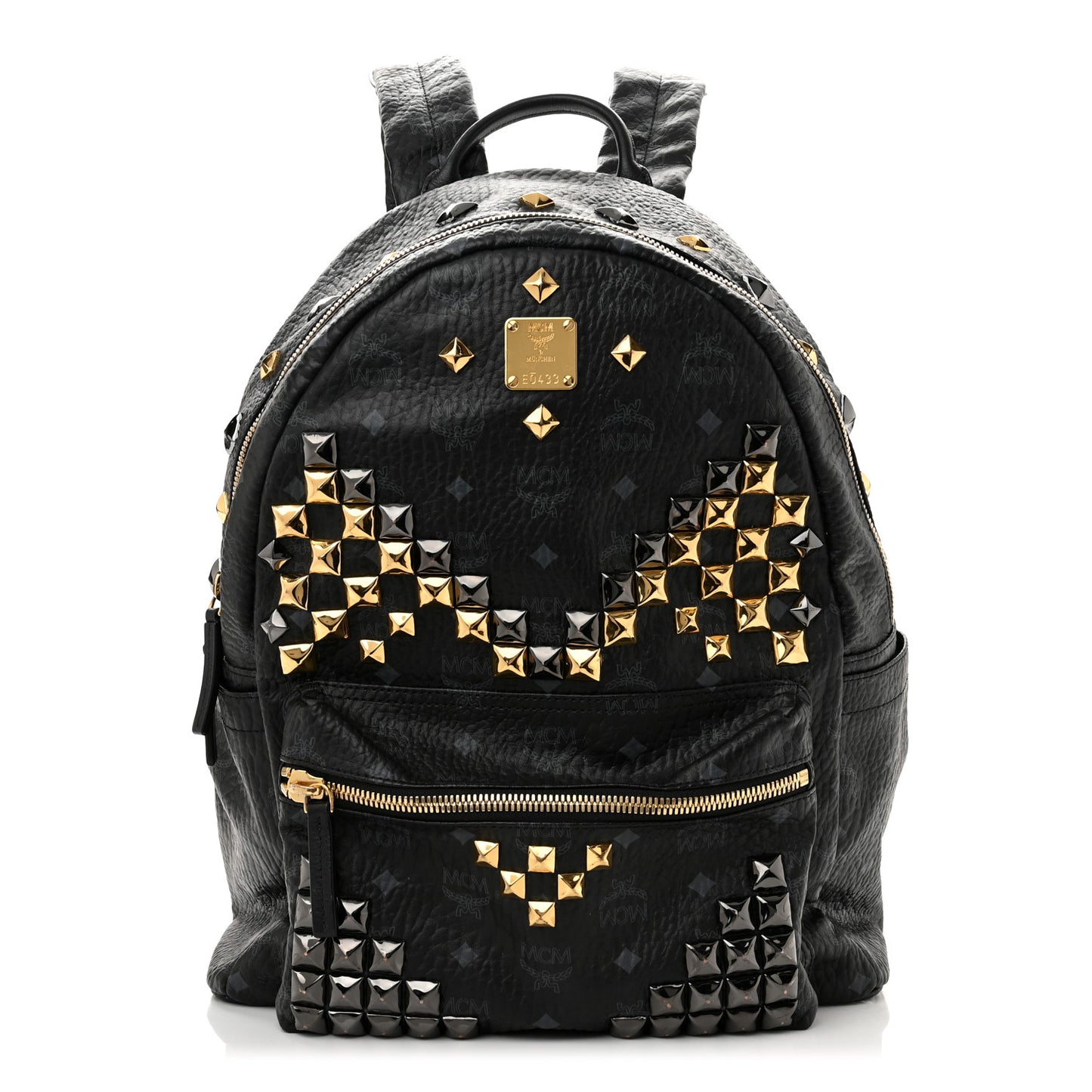 Visetos Studded Medium Stark M Backpack Black