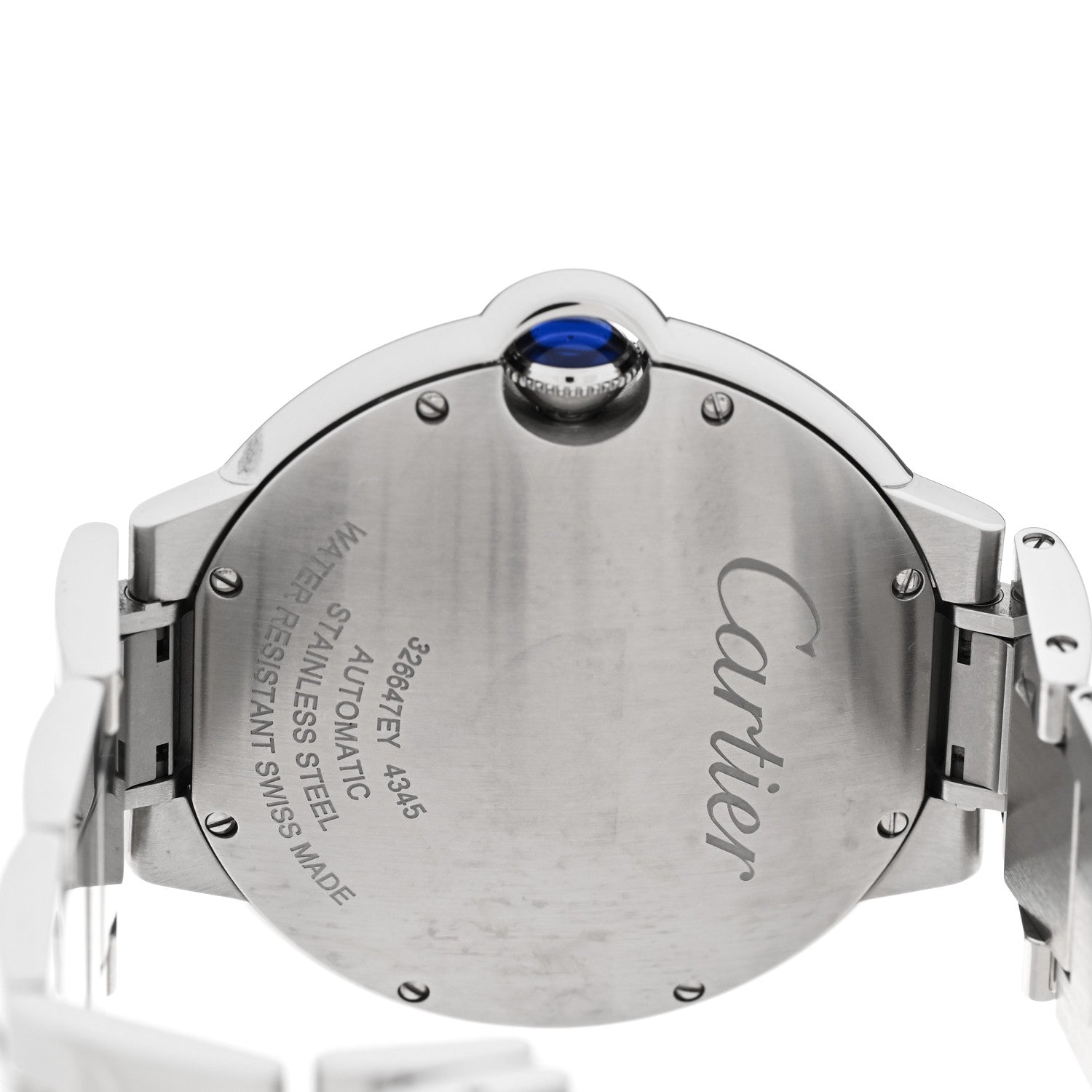 Cartier Stainless Steel 40mm Ballon Bleu De Cartier Automatic Watch Green 4 of 5