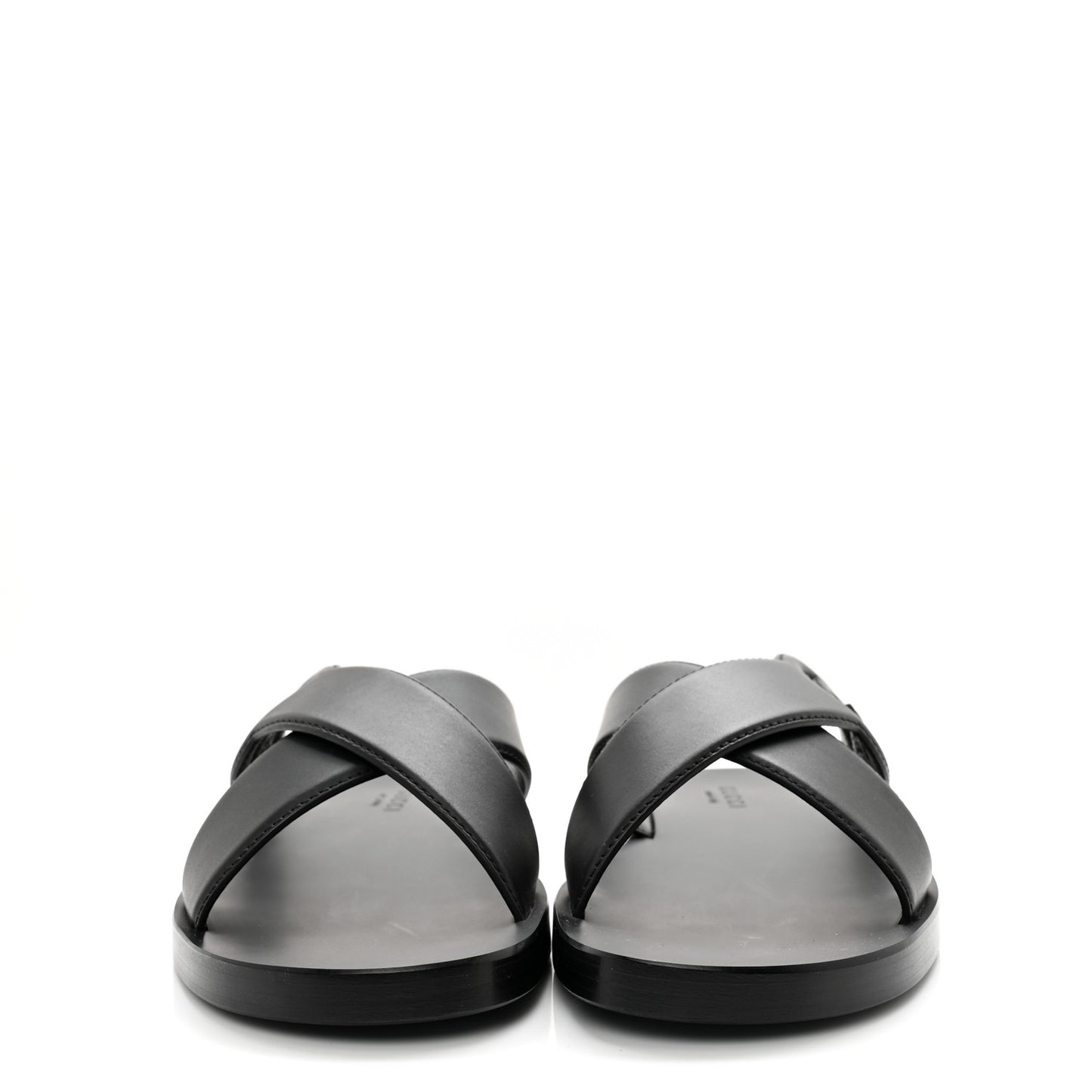 Cosmos Softy Calfskin Interlocking G Sandals 10 Black