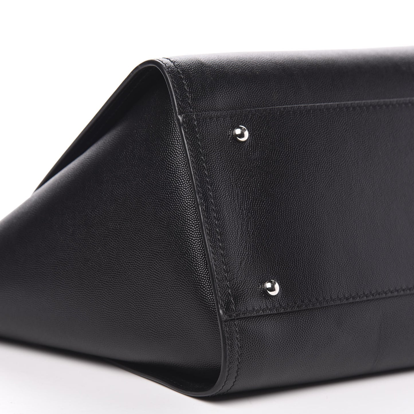 Caviar Medium Studded Deauville Tote Black
