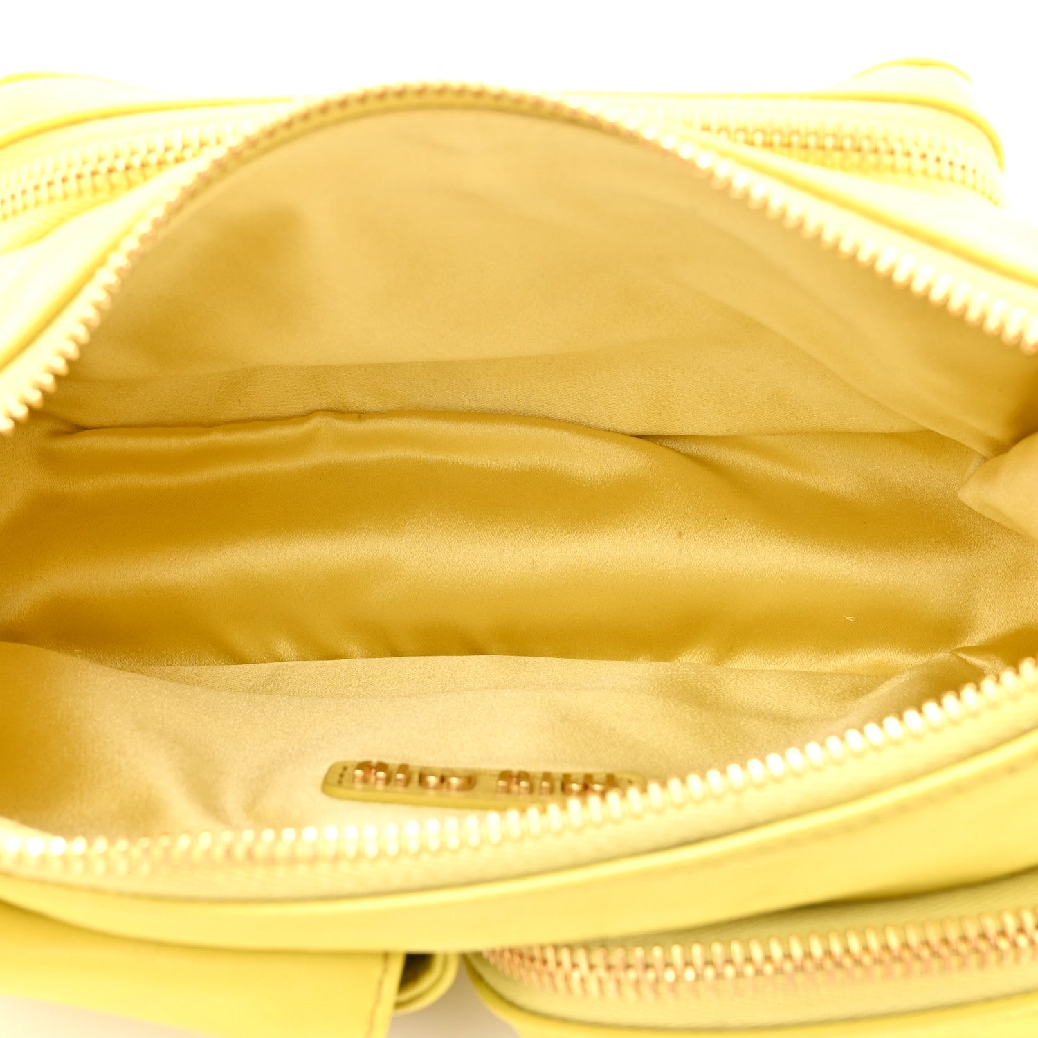 Miu Miu Nappa Pocket Bag Cedro 5 of 14
