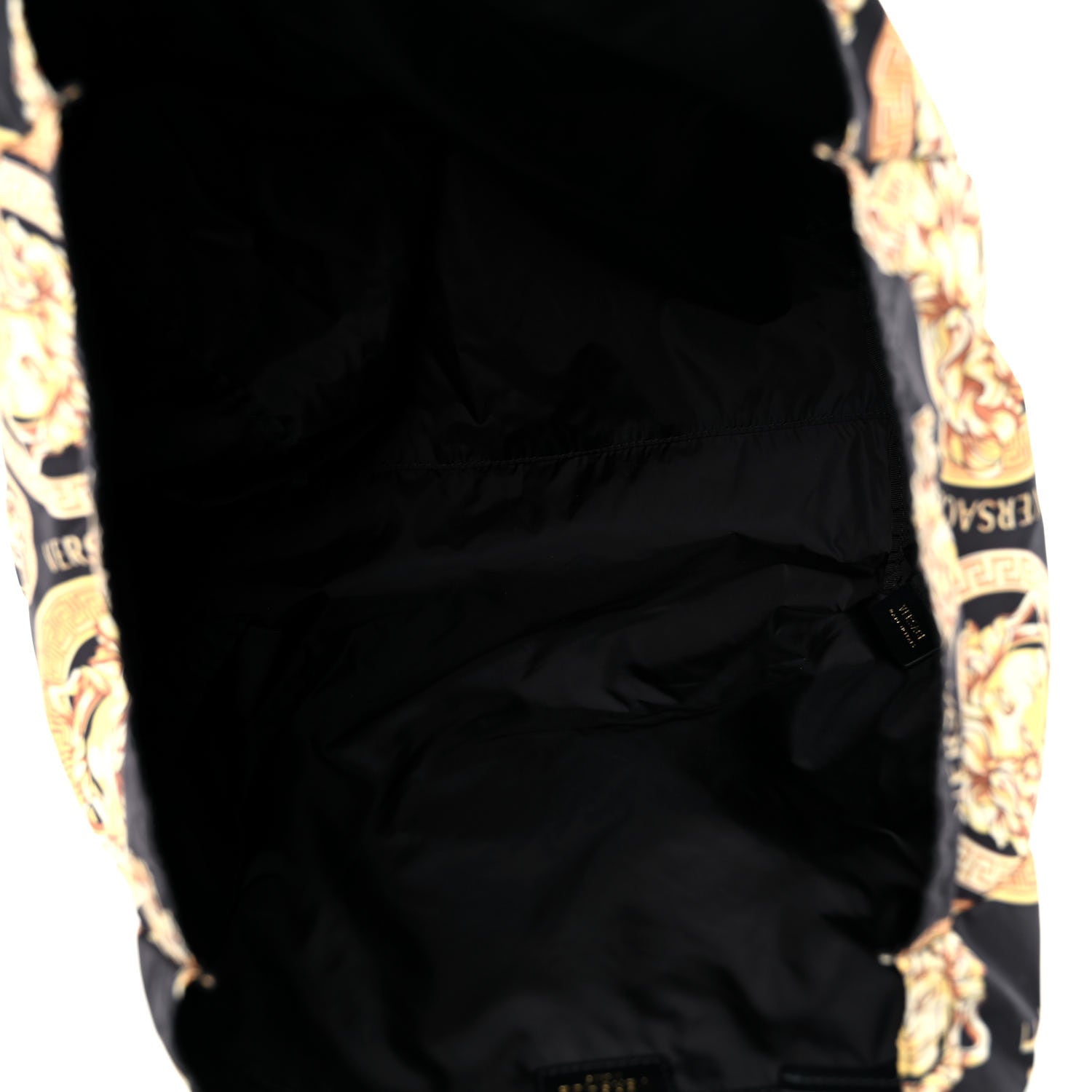 Versace Nylon Medusa Print Tote Black 5 of 9