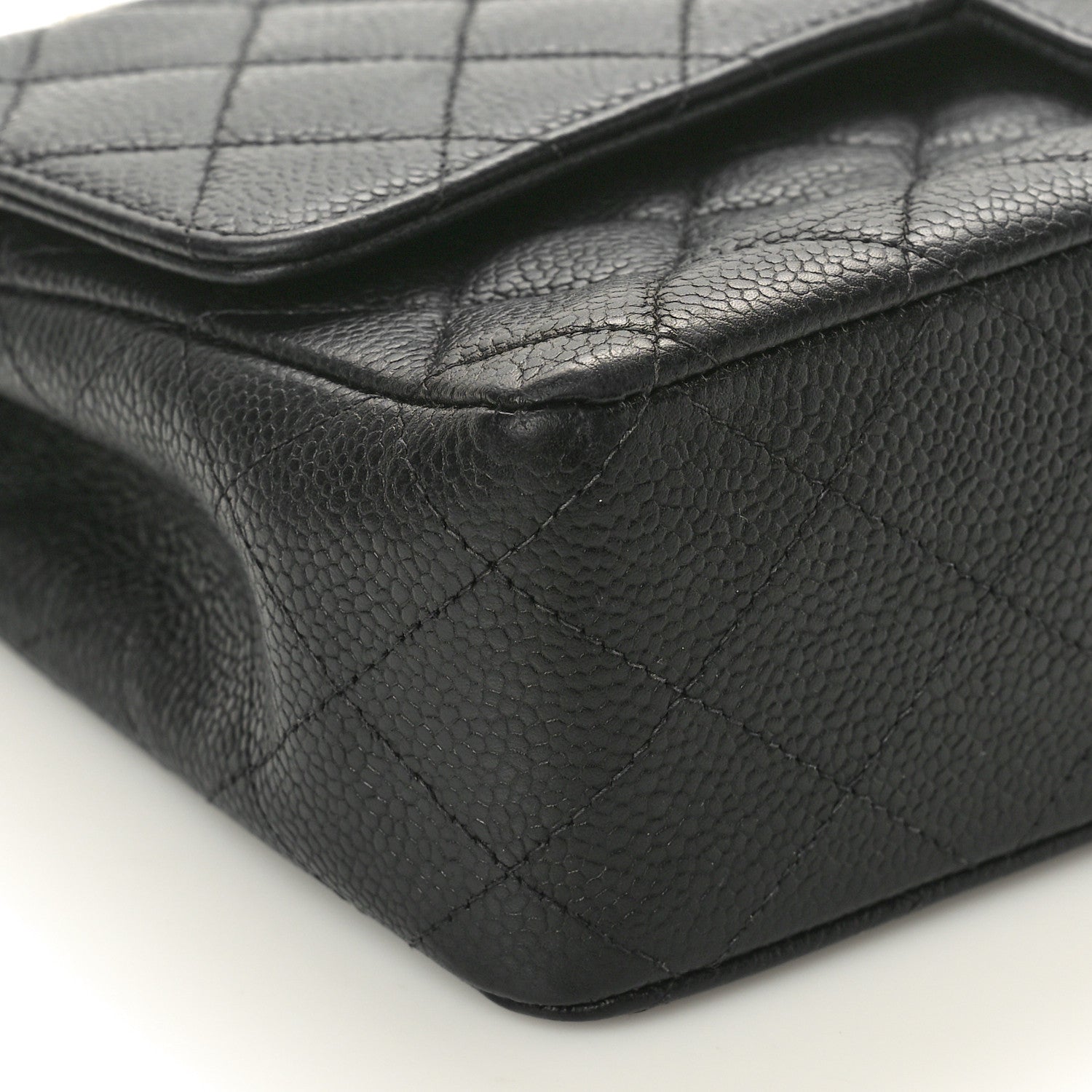 Chanel Caviar Quilted Medium Double Flap Black 9 of 11