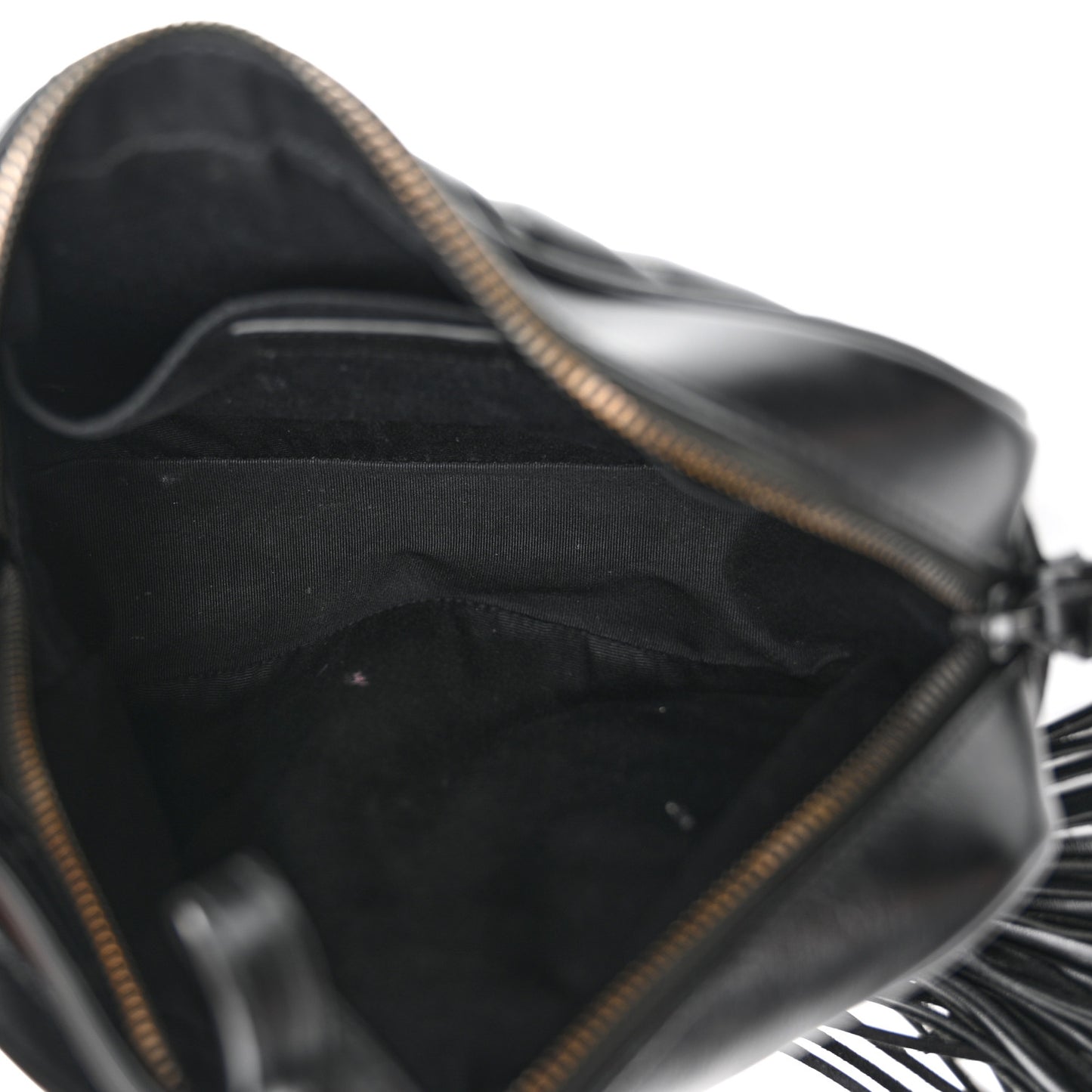 Calfskin Matelasse Monogram Monochrome Lou Camera Bag Black