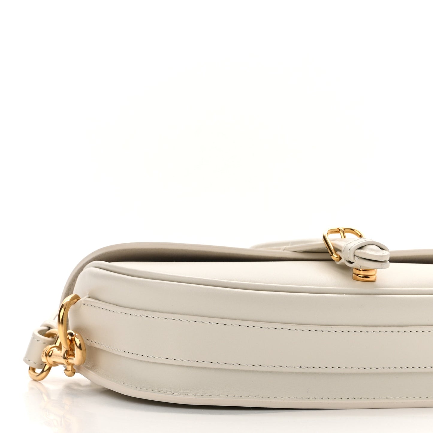 Box Calfskin East West Bobby Bag Latte