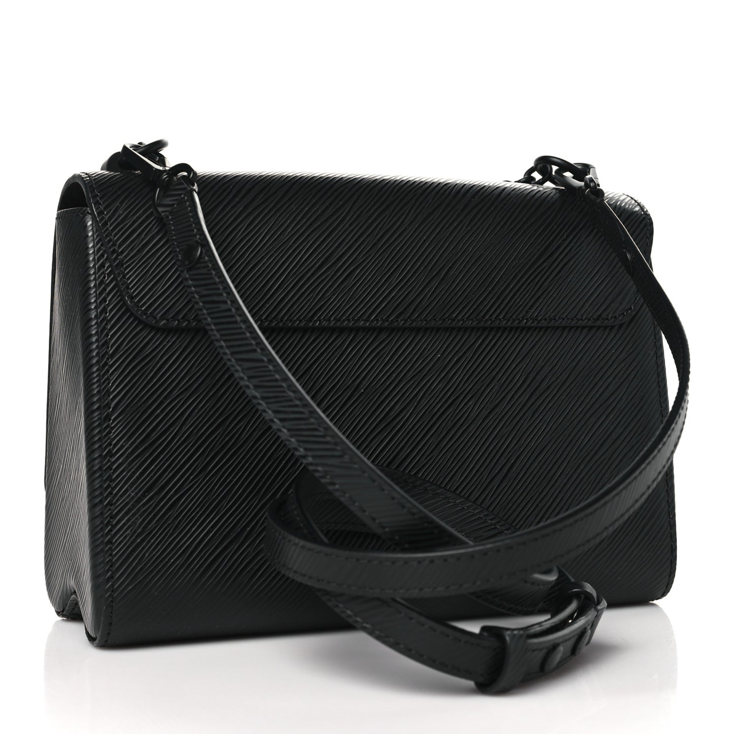 Epi Twist Shoulder Bag MM Matte Black