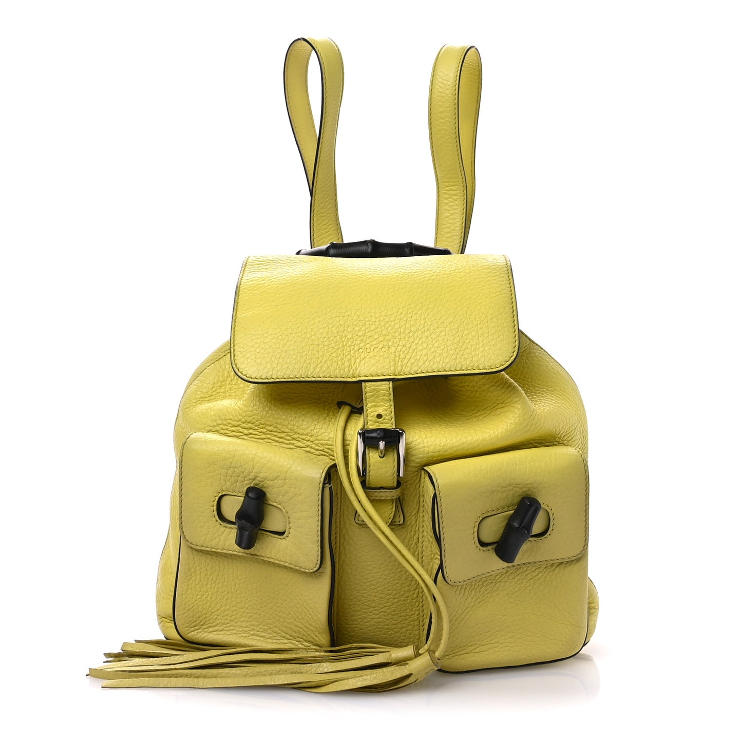 Cellarius Calfskin Medium Bamboo Backpack Mimosa Flower