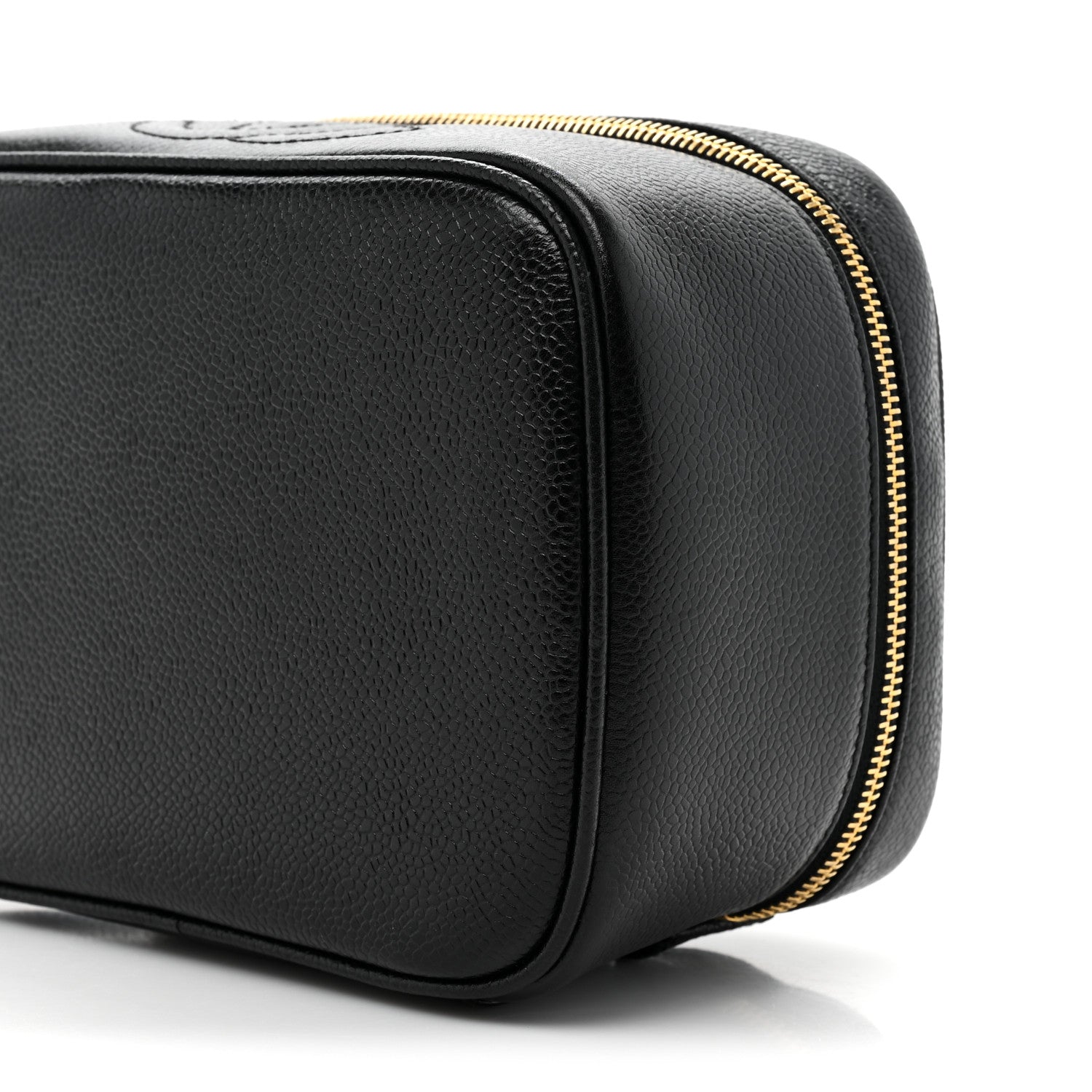 Chanel Caviar Vanity Cosmetic Case Black 8 of 9