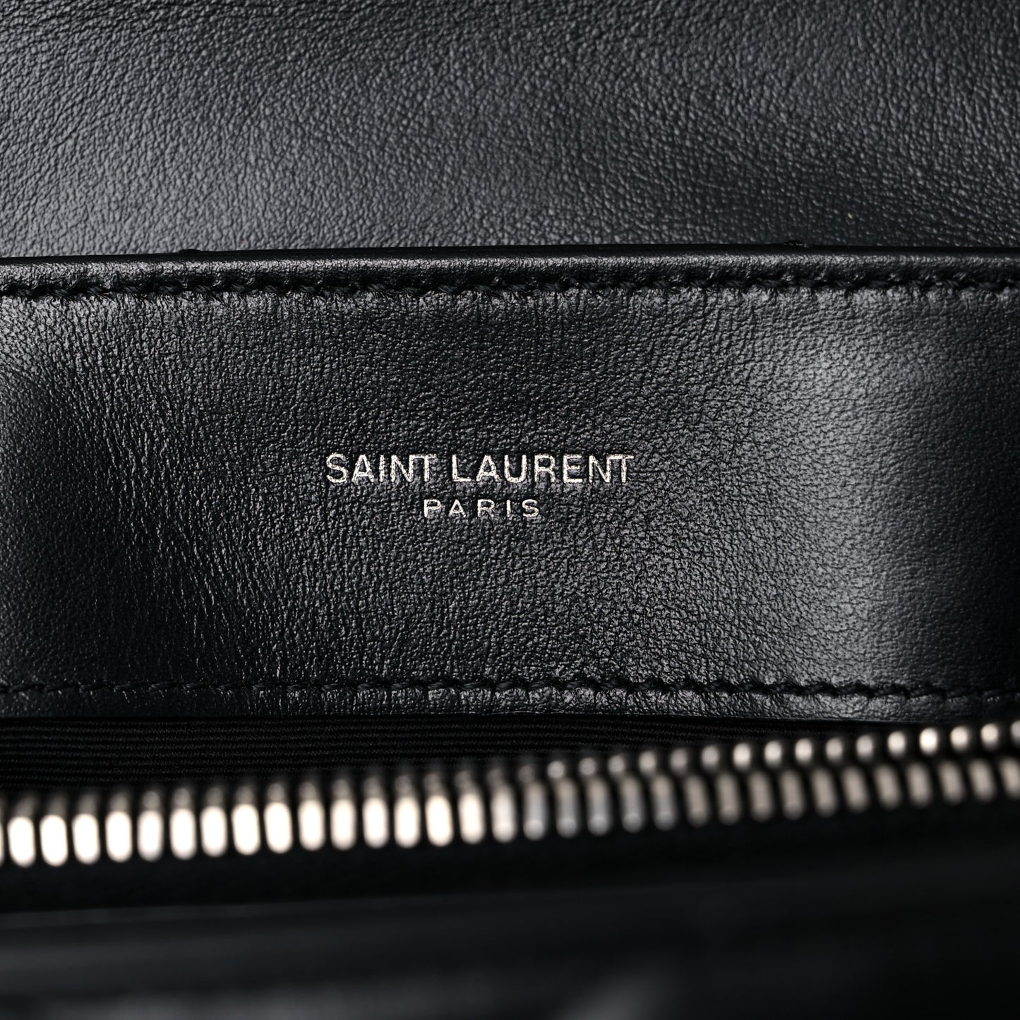 Calfskin Y Quilted Monogram Small Loulou Chain Satchel Black