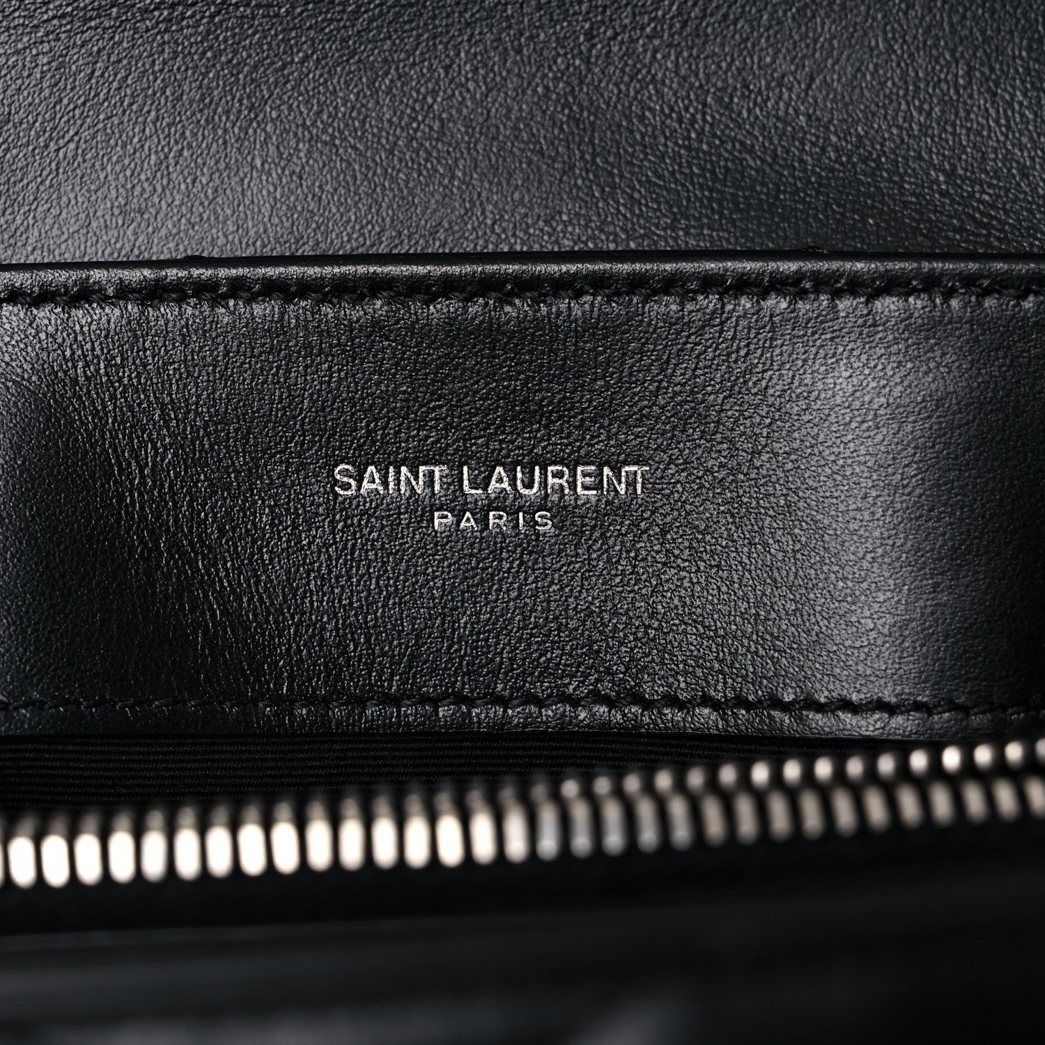 Saint Laurent Calfskin Y Quilted Monogram Small Loulou Chain Satchel Black 6 of 16