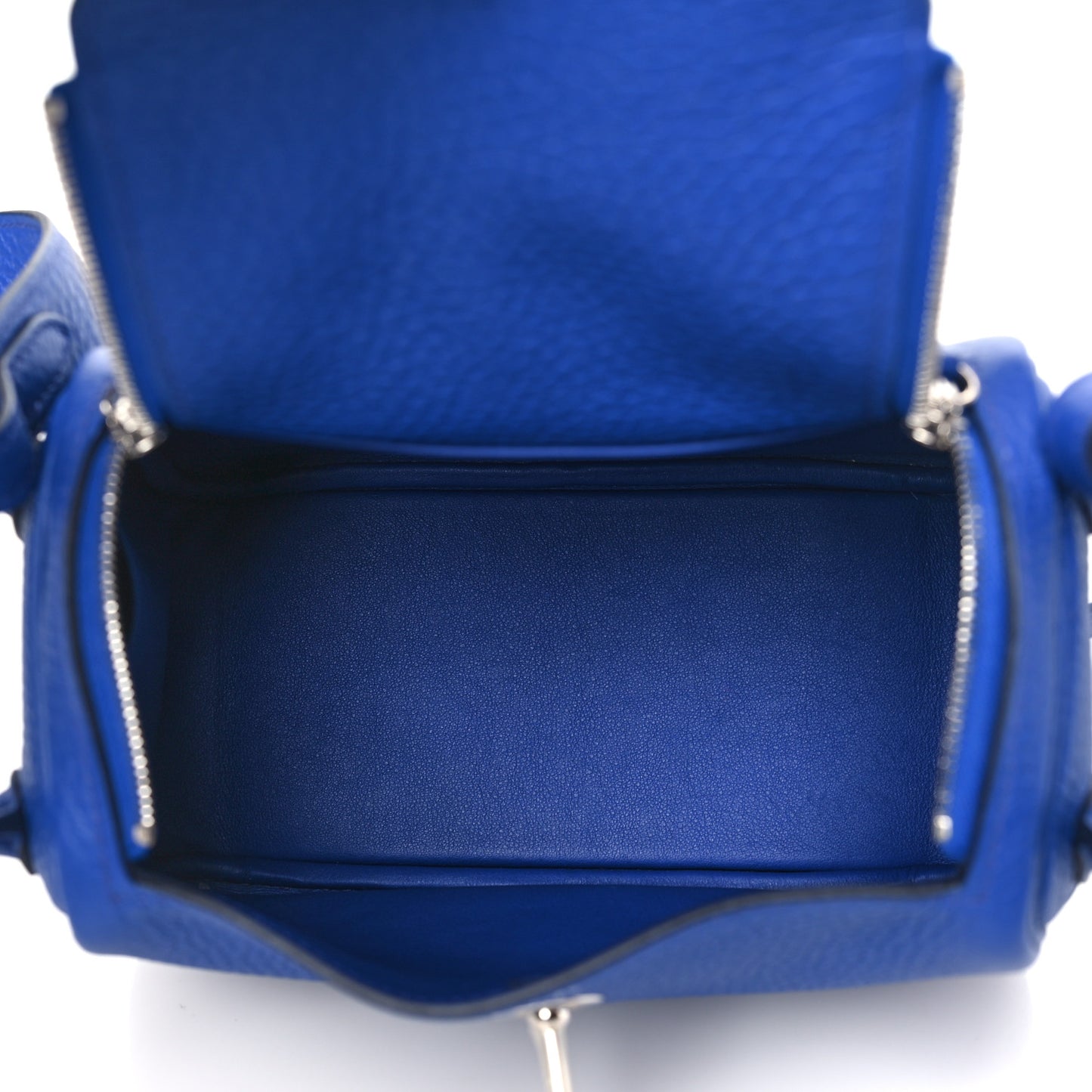Taurillon Clemence Mini Lindy 20 Bleu Electrique