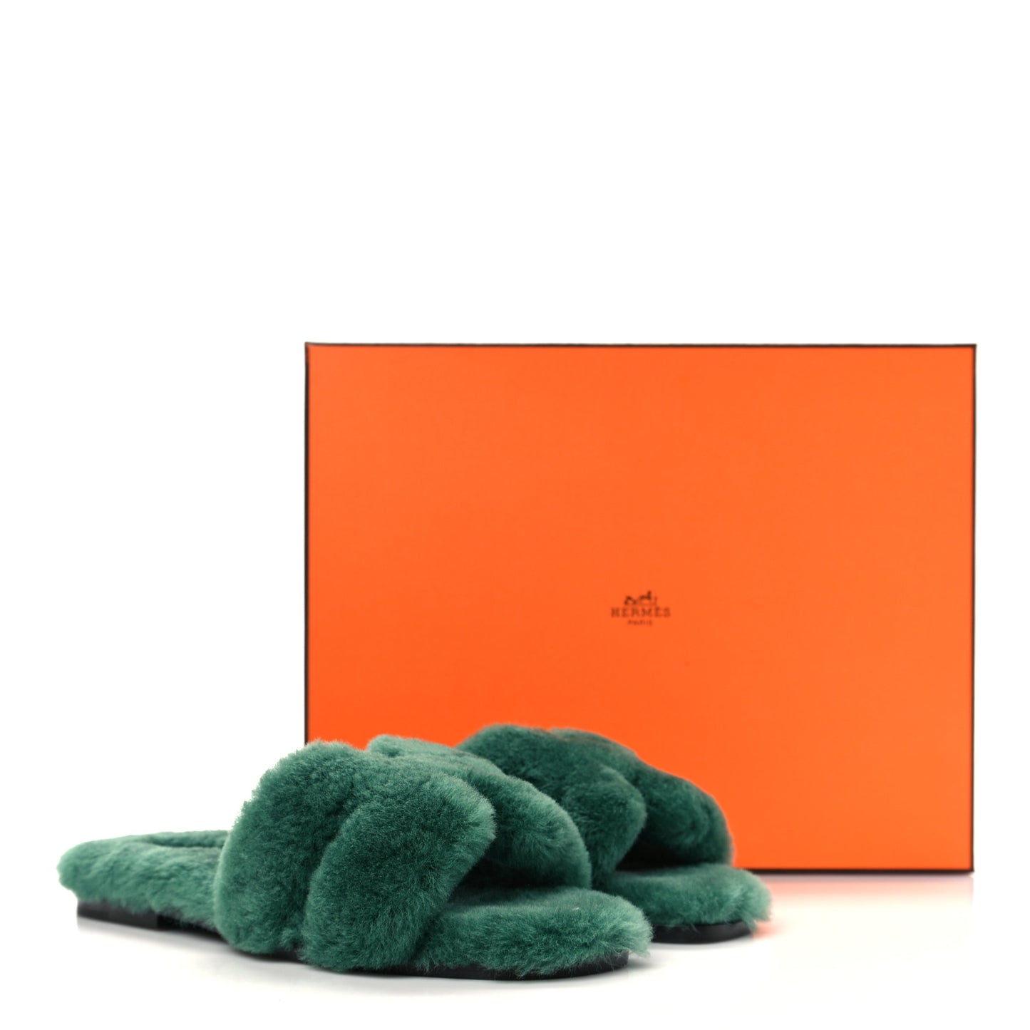 Woolskin Oran Sandals 36.5 Vert Anglais