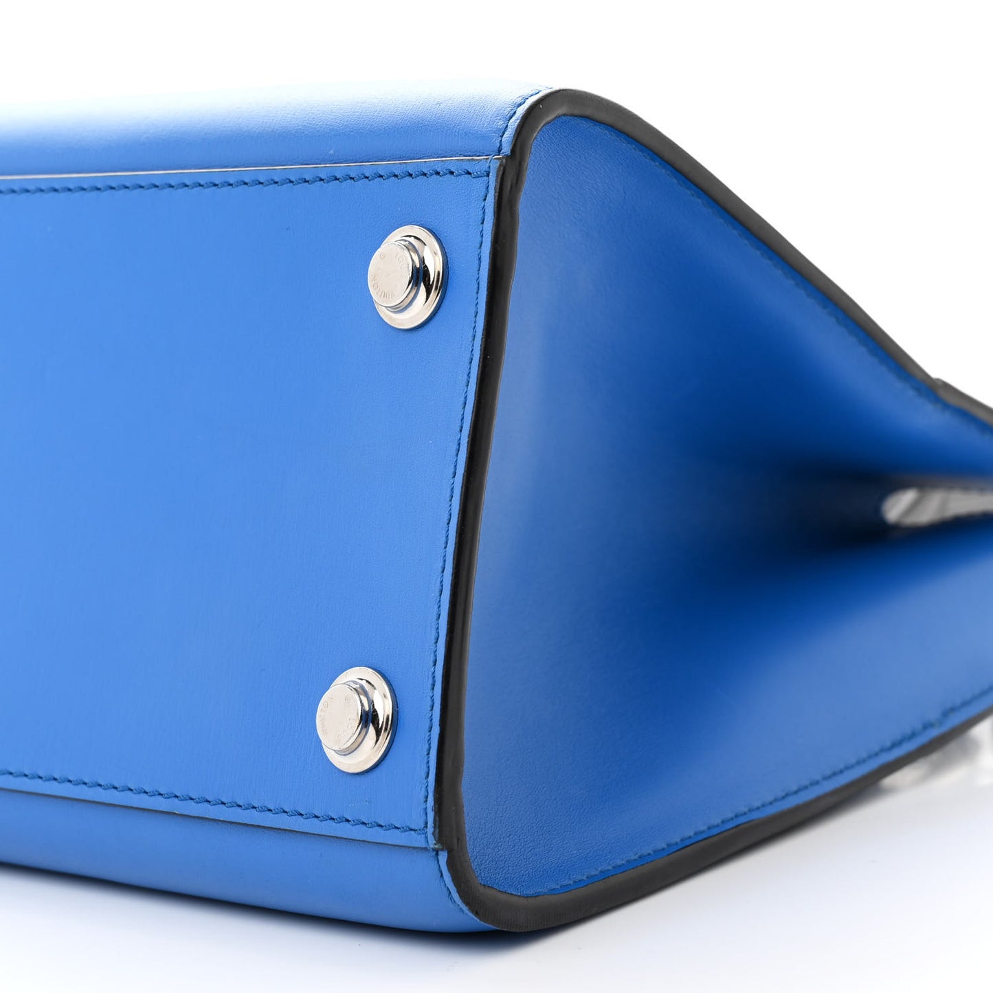 Calfskin City Steamer PM Silver Blue