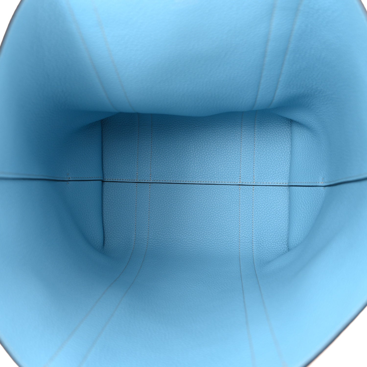 Moynat Taurillon Gex Calfskin Duo Vertical Reversible Tote Cannelle Azur 8 of 17