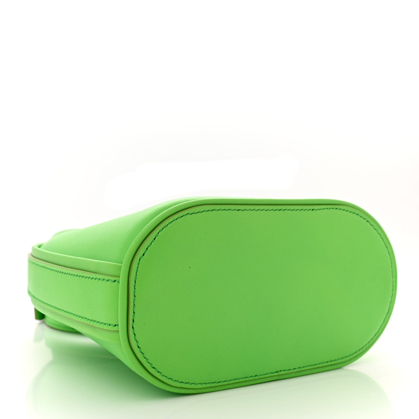Soft Calfskin Mini Gancini Hobo Lime