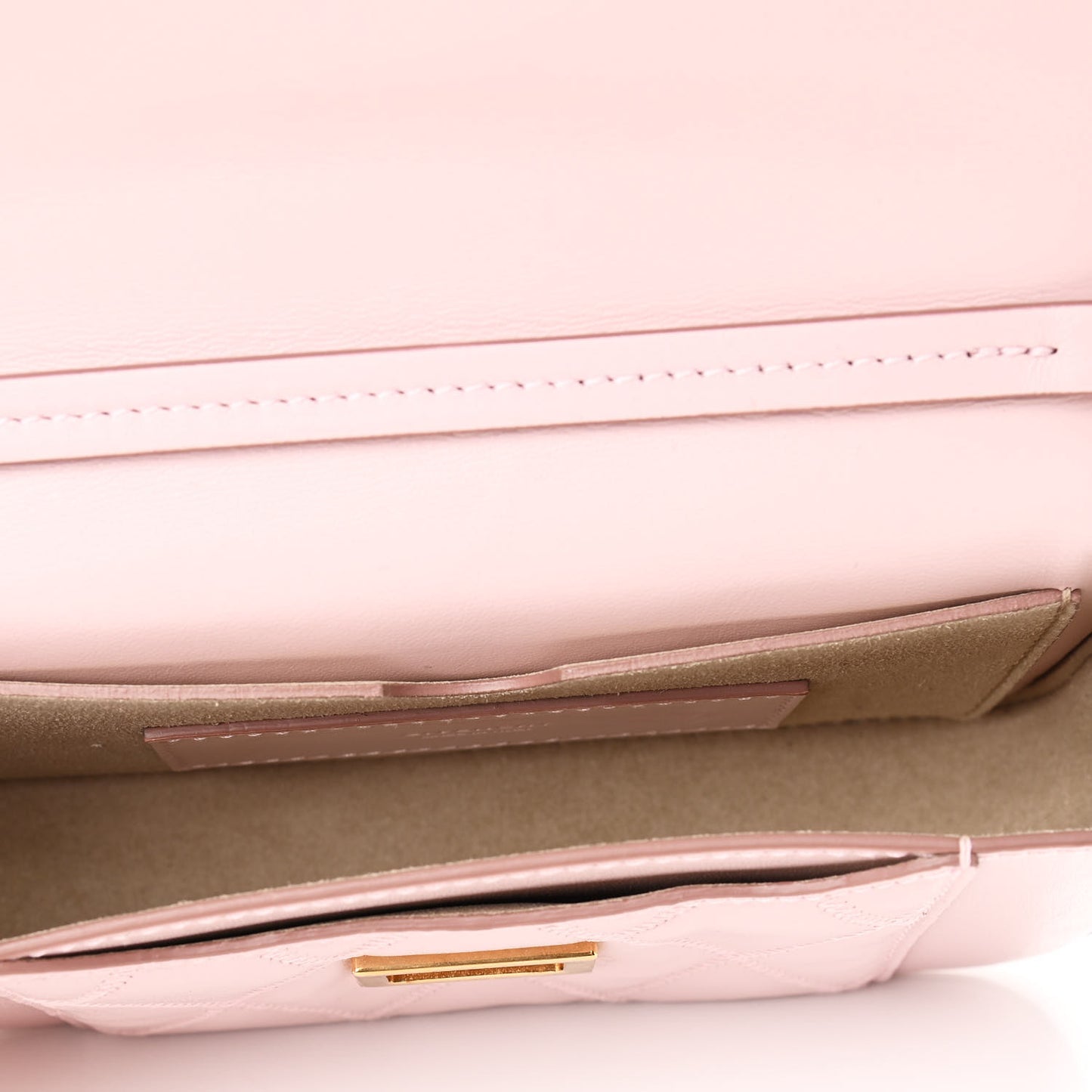 Goatskin Quilted GV3 Mini Pocket Convertible Bag Pale Pink