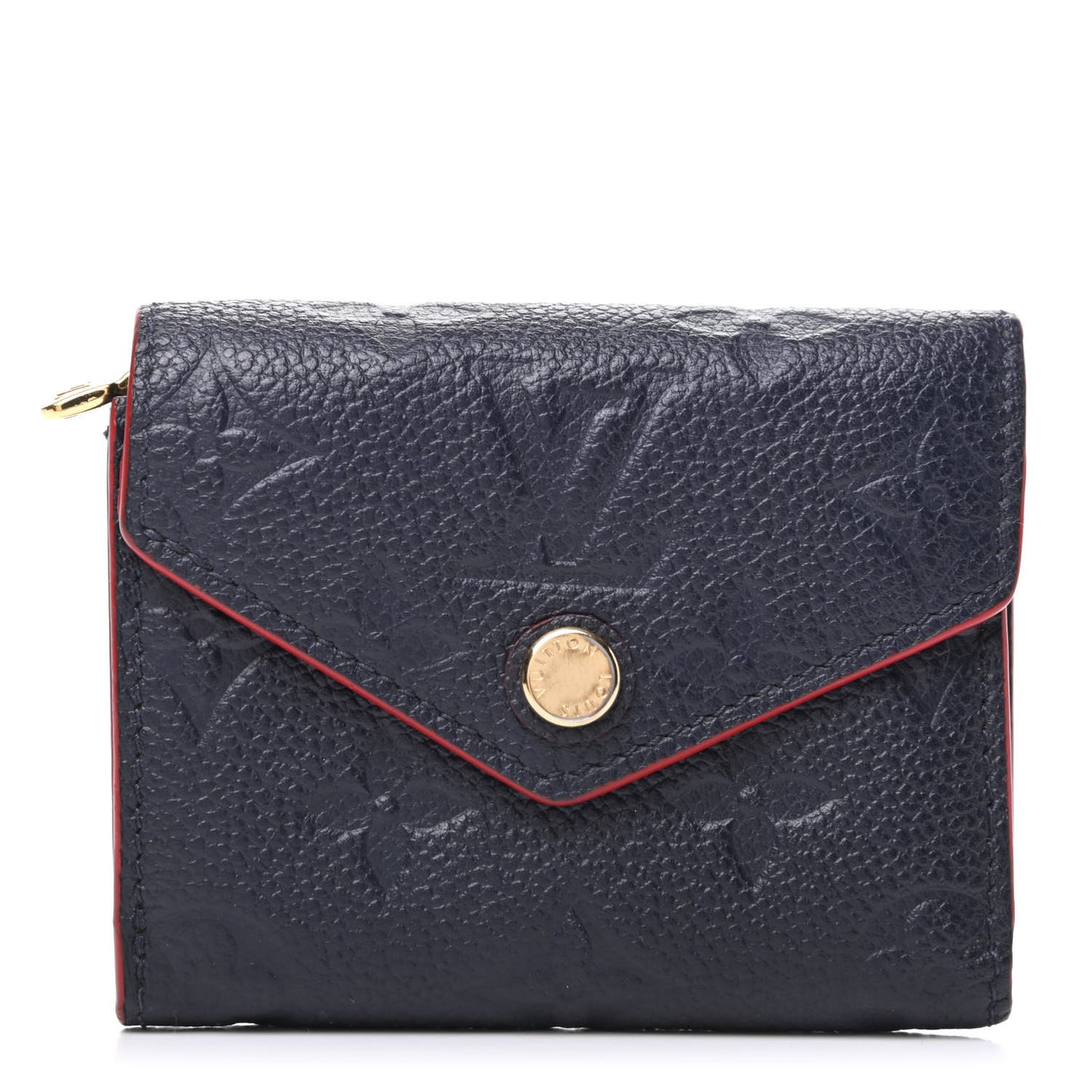 Empreinte Zoe Wallet Marine Rouge