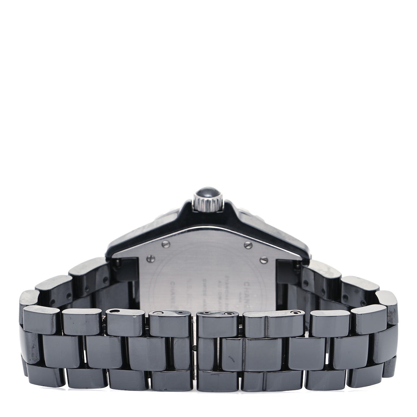 Stainless Steel Ceramic 38mm J12 Automatic Watch Black