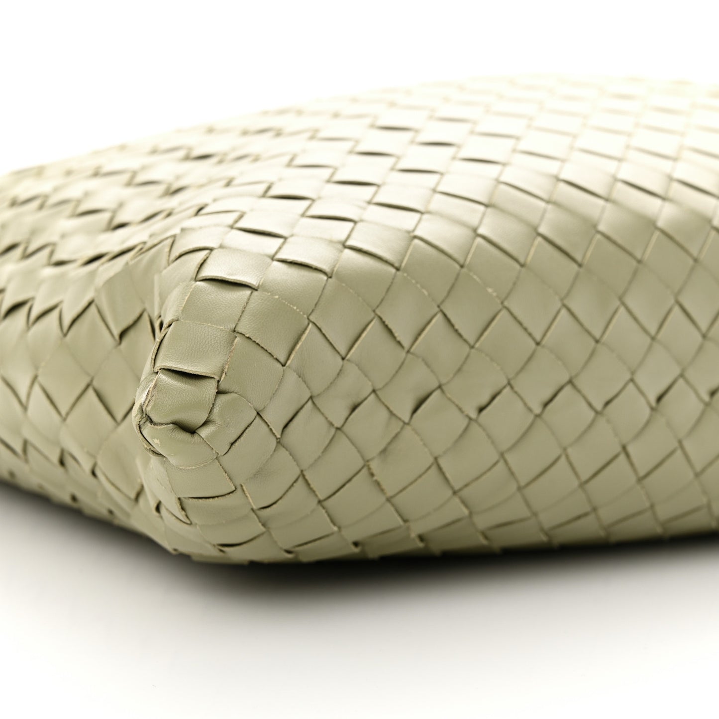 Calfskin Intrecciato Large Hop Travertine