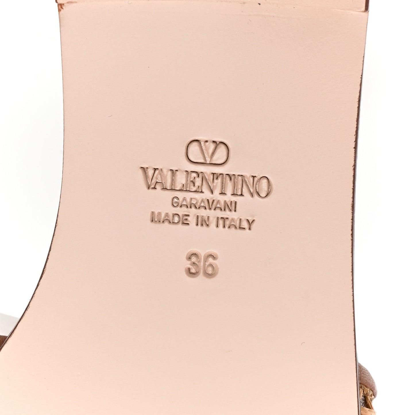 Raffia Vlogo Flat Slide Sandals 36 Tan