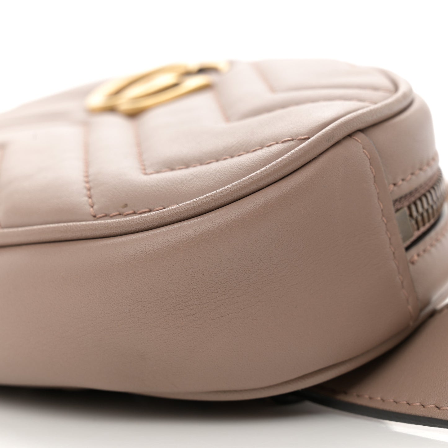 Calfskin Matelasse GG Marmont Belt Bag 105 42 Porcelain Rose