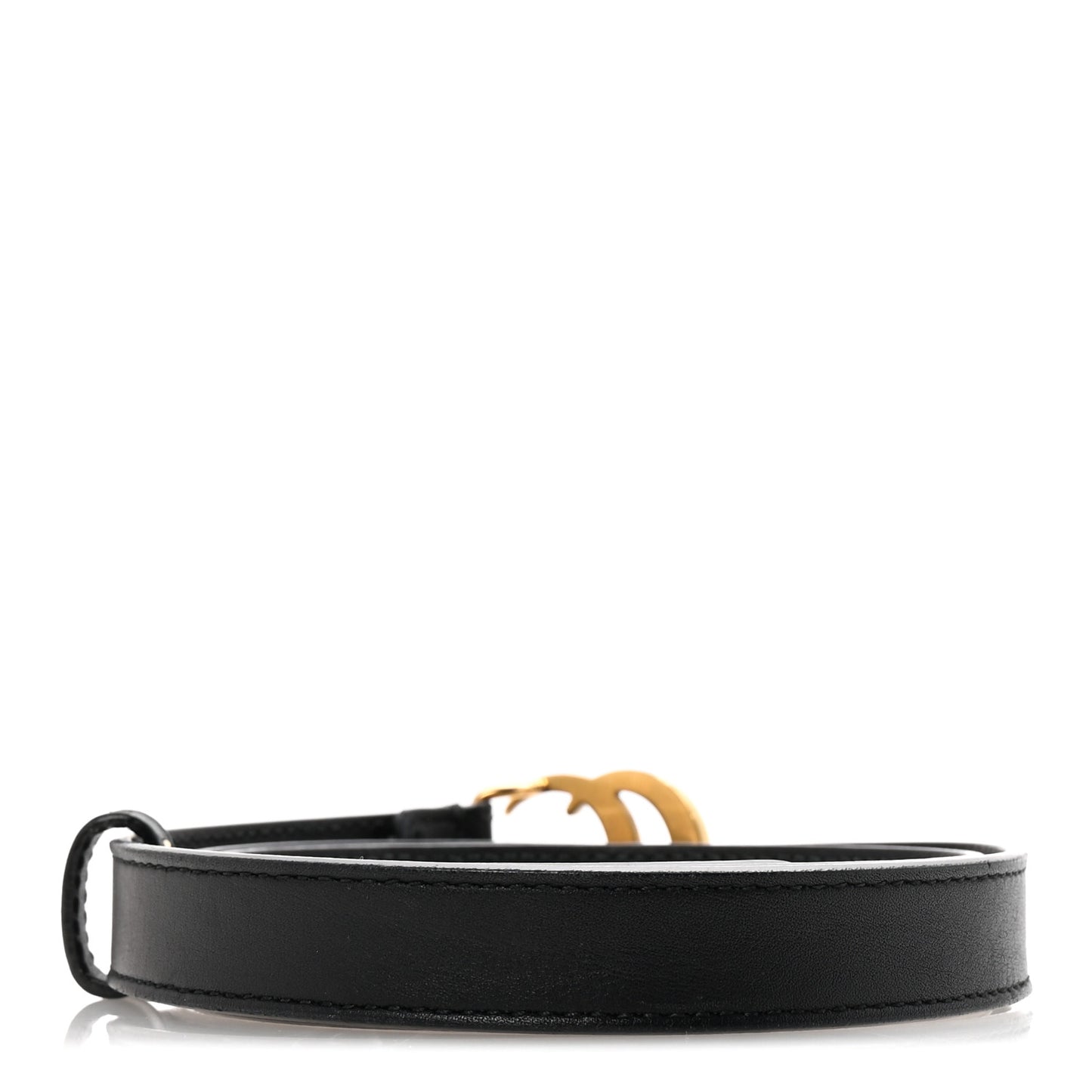 Calfskin Double G 20mm Belt 80 32 Black