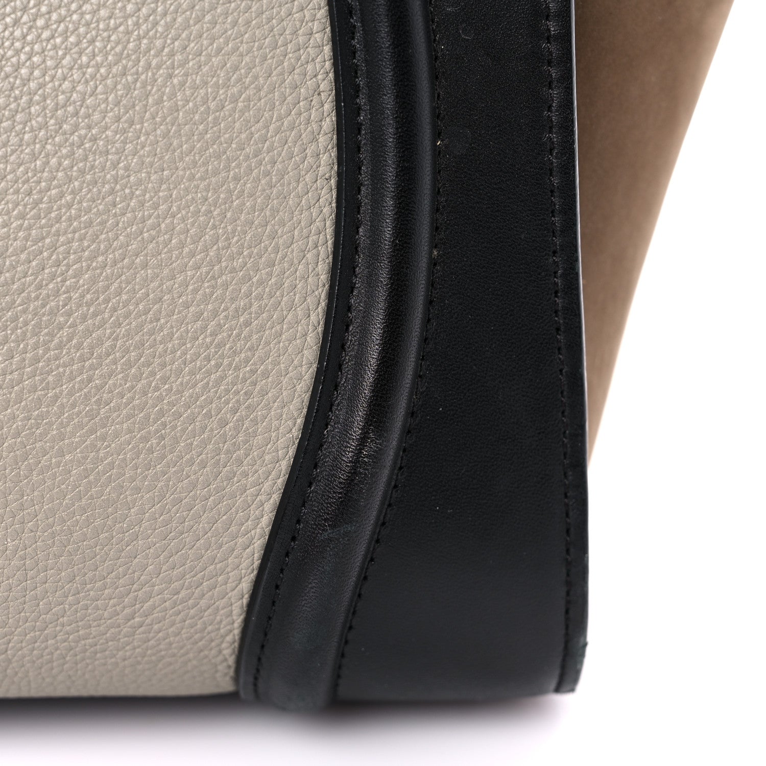 Celine Baby Grained Calfskin Nubuck Mini Tri-Color Luggage Khaki 23 of 24