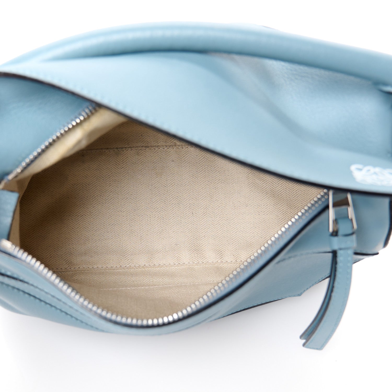 Loewe Calfskin Small Puzzle Bag Stone Blue 5 of 11