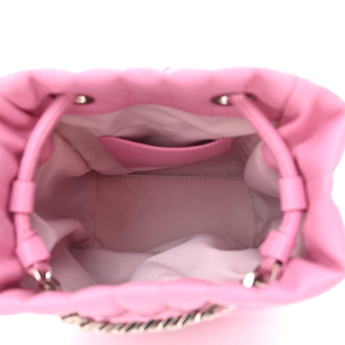 Lambskin Quilted Mini Lola Backpack Primrose Pink