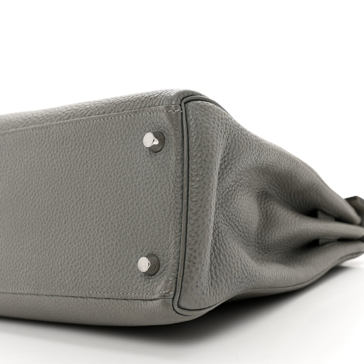 Hermes Togo Kelly Retourne 28 Gris Mouette 10 of 16