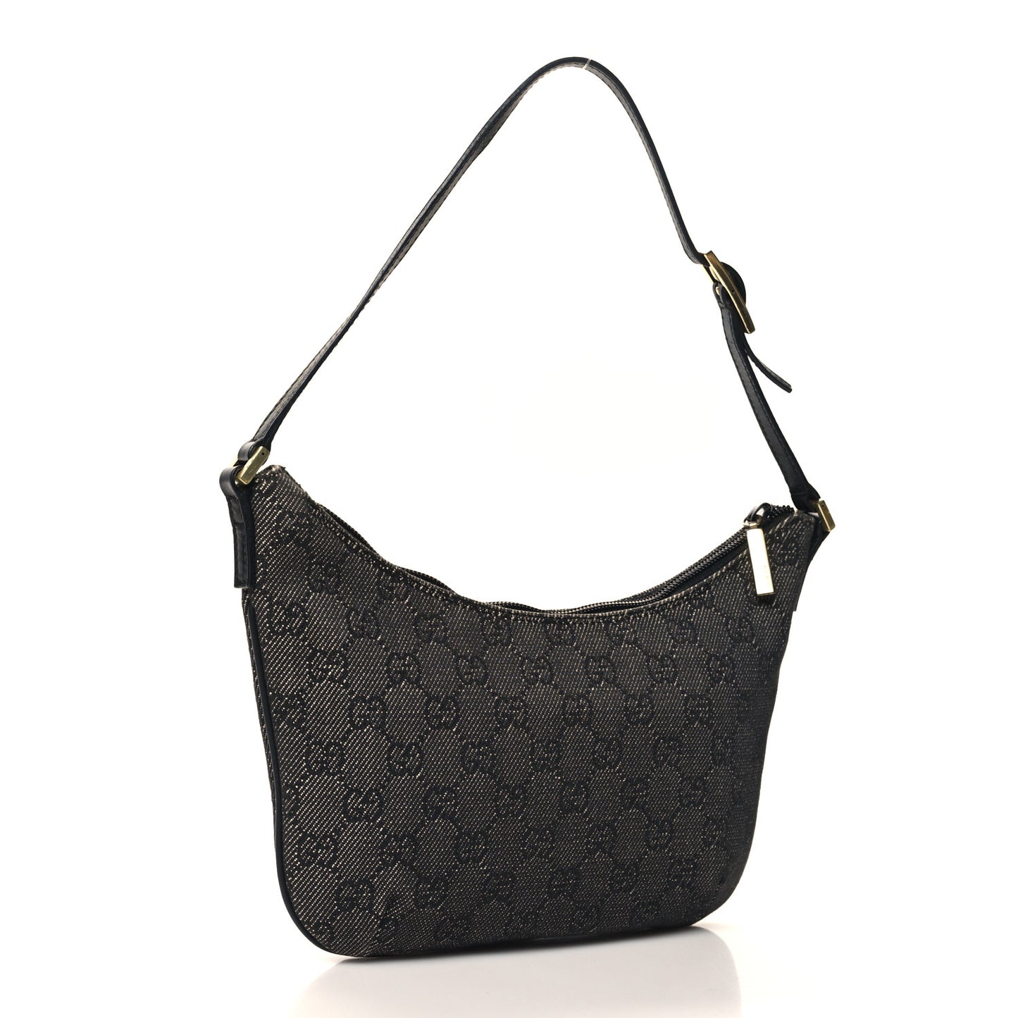 Denim Monogram Pochette Black
