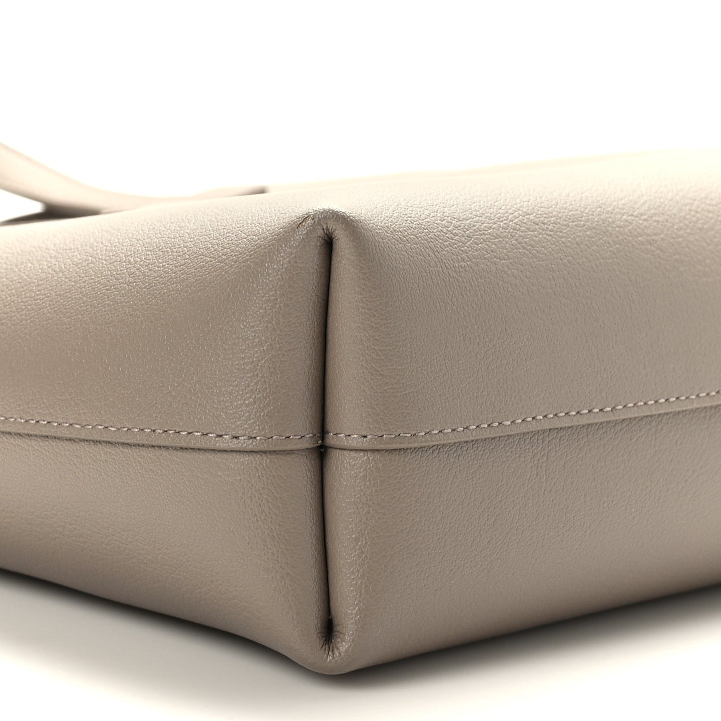Calfskin Toy Shopping Tote Greyish Brown