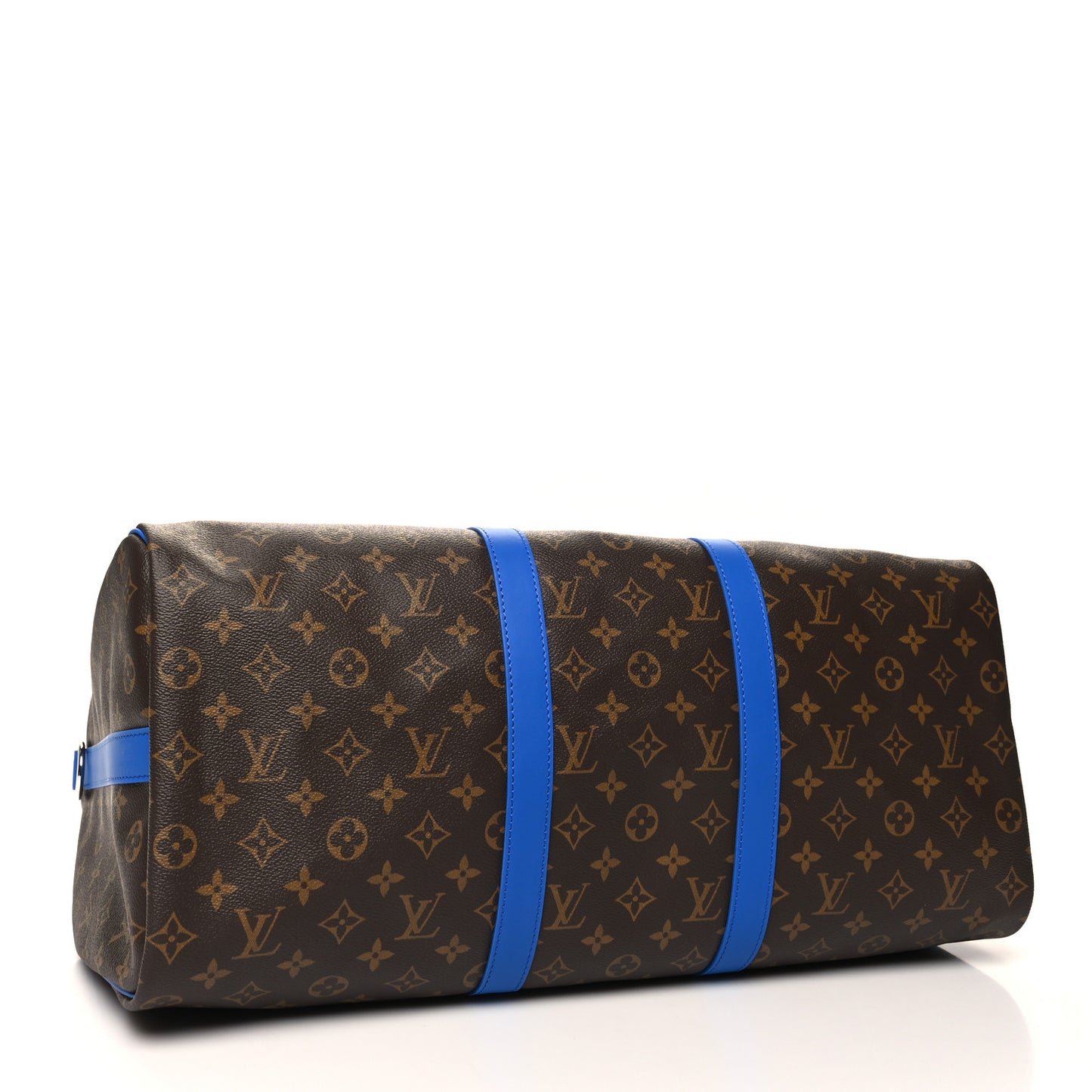 Monogram Macassar Keepall Bandouliere 50 Blue