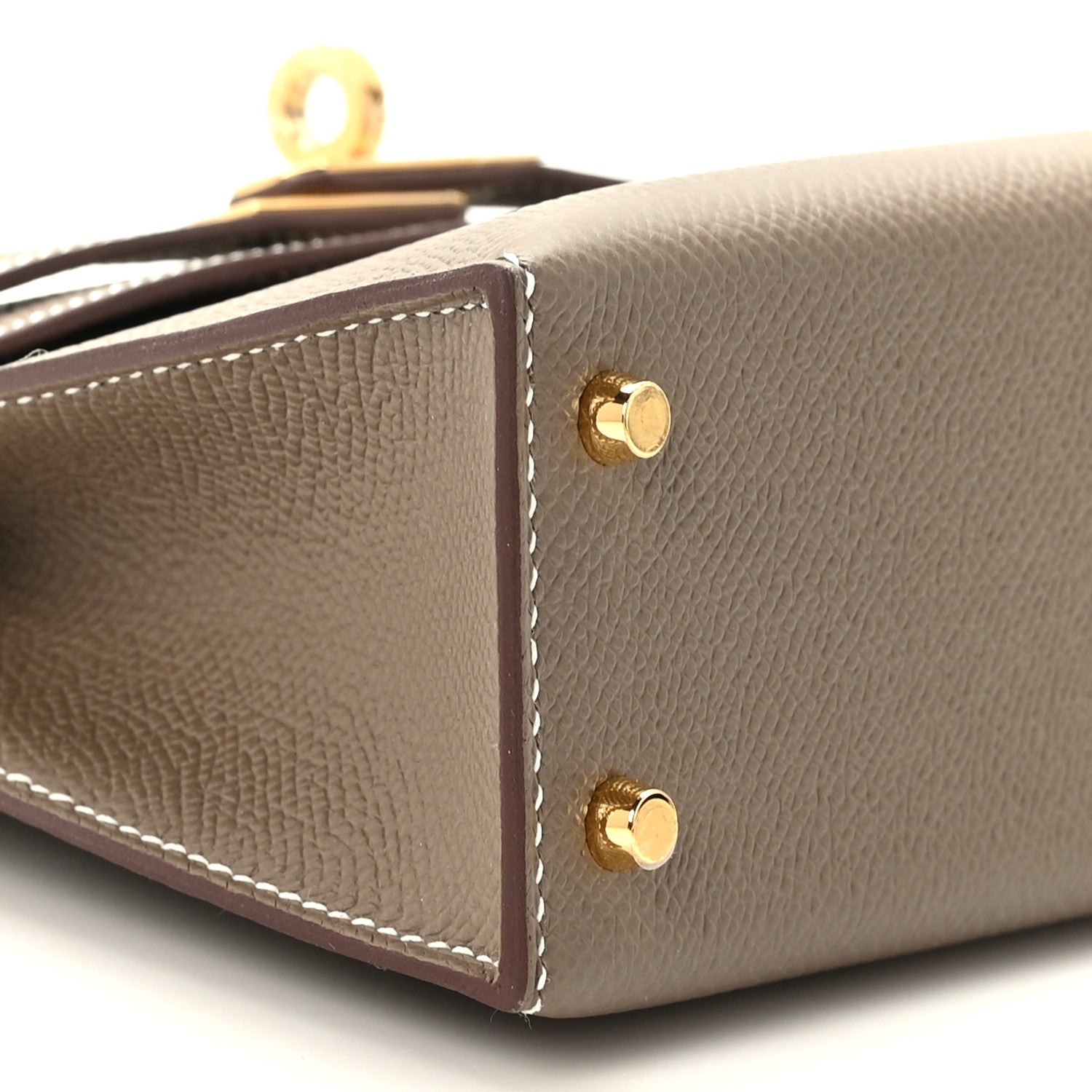 Hermes Epsom Mini Kelly Sellier 20 Etoupe 8 of 10