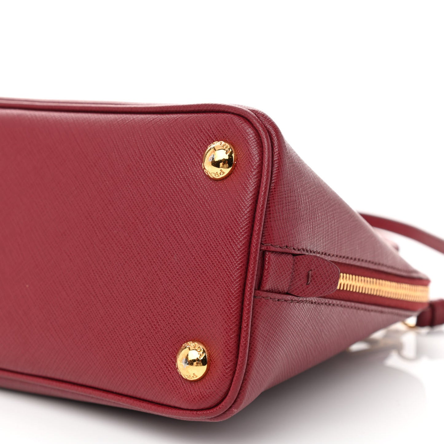 Saffiano Lux Small Promenade Tote Cerise